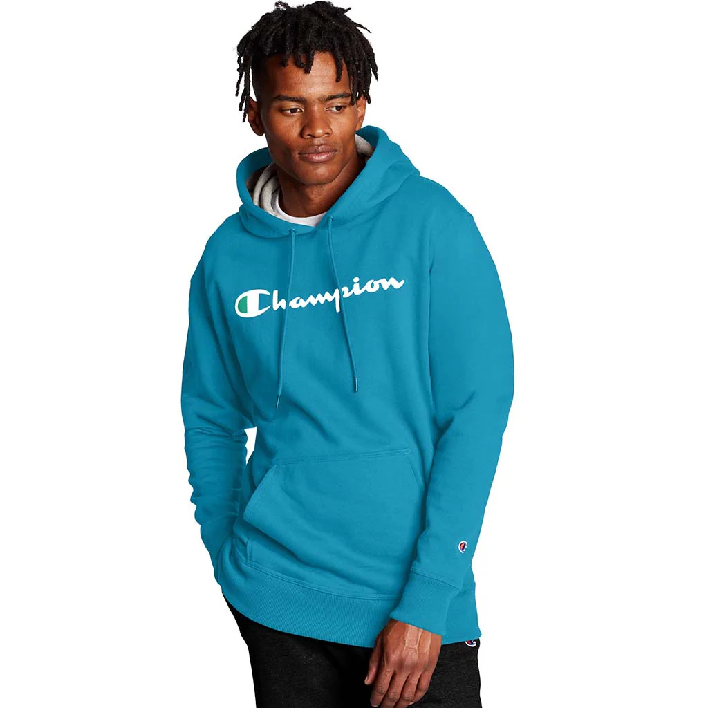 Champion Powerblend Graphic Hoodie sweatshirt a capuche avec logo pour homme - Image 10