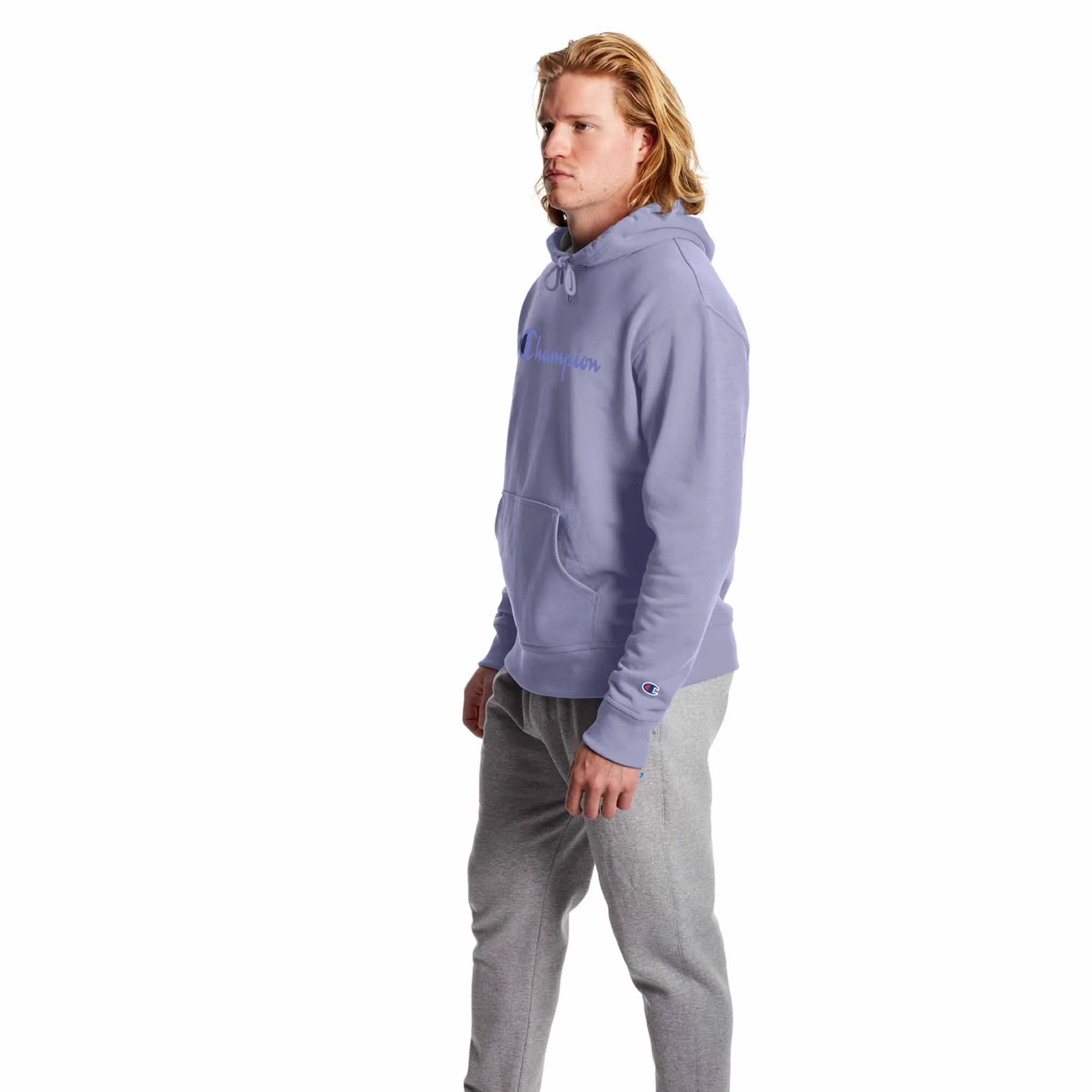 Champion Powerblend Graphic Hoodie sweatshirt a capuchon avec logo pour homme - Image 6