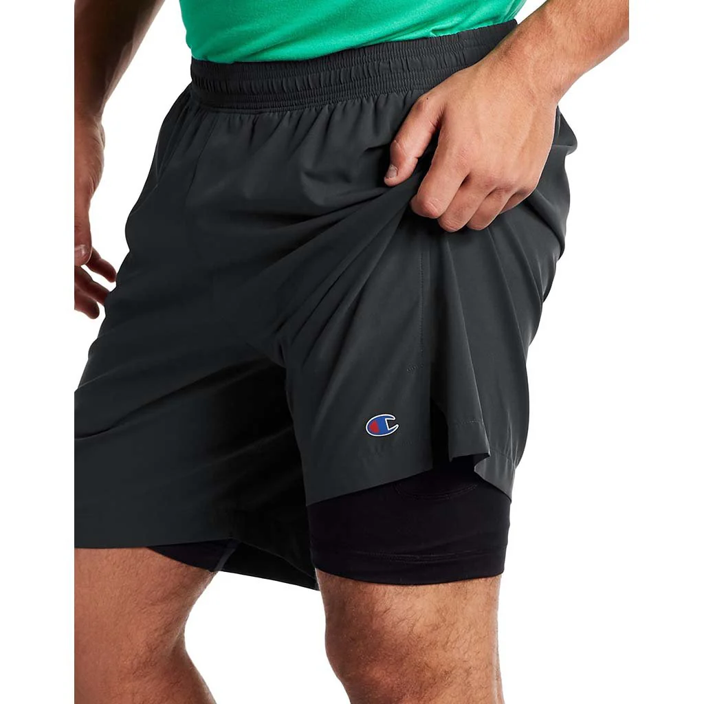 Champion Shorts 7-inch sport pour homme avec cuissard intégré - Image 2