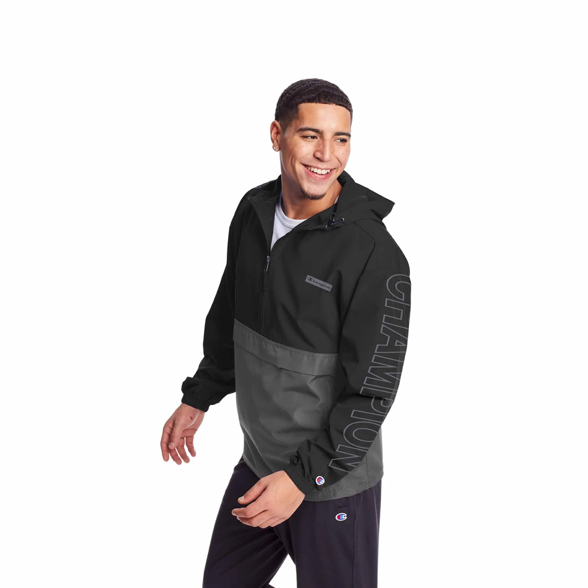 Champion Stadium Colorblock Packable Jacket manteau de pluie à enfiler pour homme - Image 2