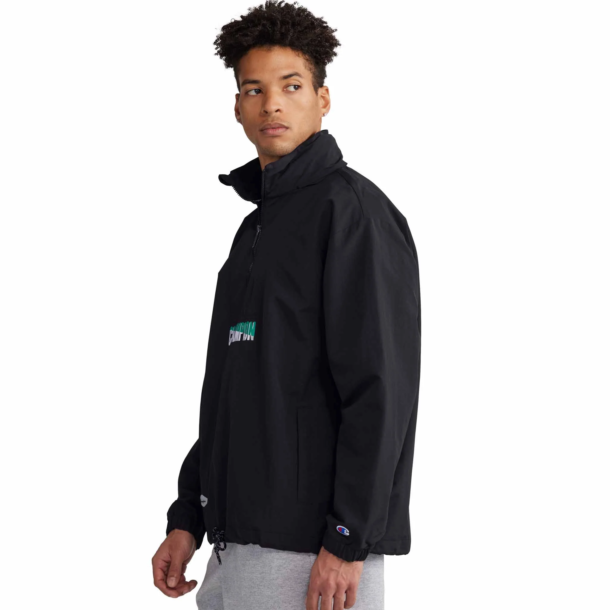 Champion Take A Hike Wind Jacket Block Logo manteau de pluie demi zip - Image 3