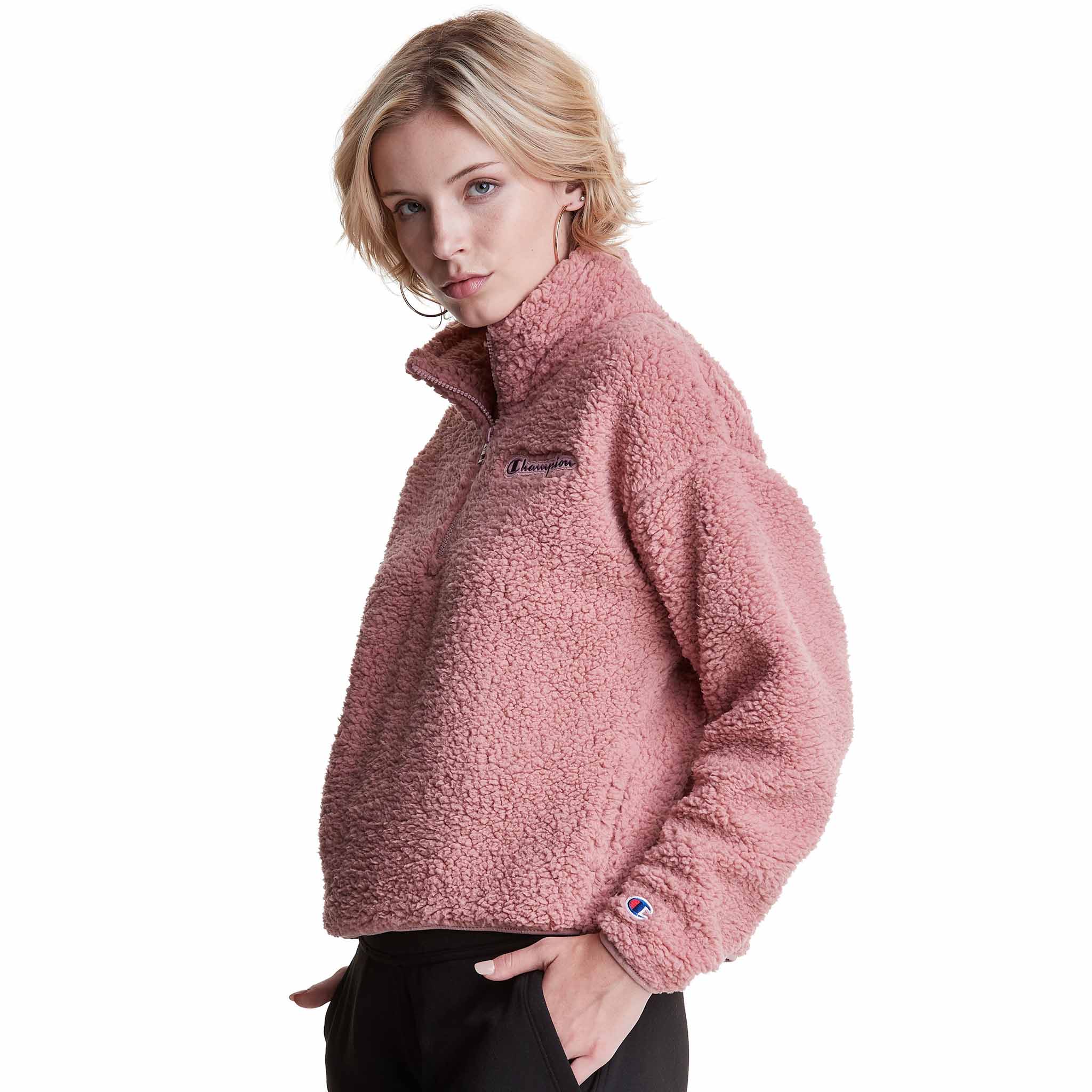 Champion veste molleton Cozy High Pile Quarter Zip pour femme - Image 8