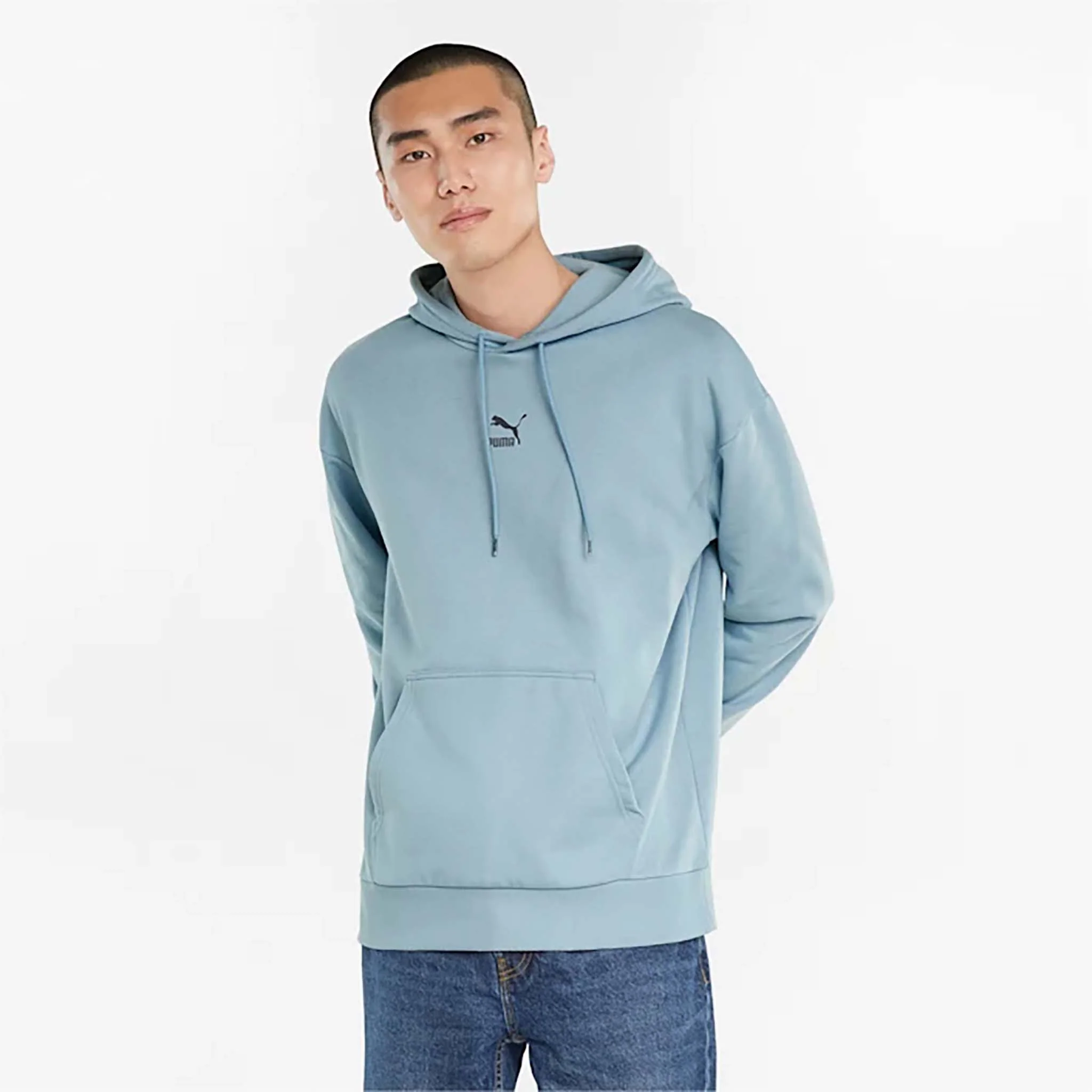 Chandail a capuche molletonné Puma Classics Oversized pour homme - Image 4