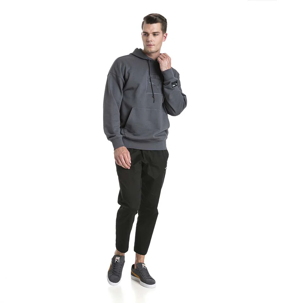 Chandail a capuche molletonné Puma Downtown Oversize Hoodie pour homme - Image 4