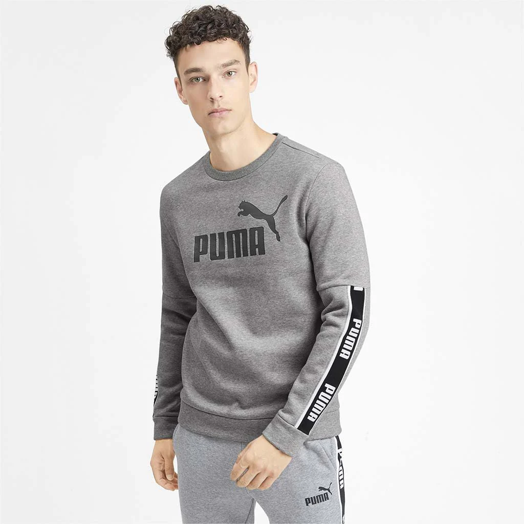 Chandail col rond molletonné Puma Amplified pour homme - Image 7