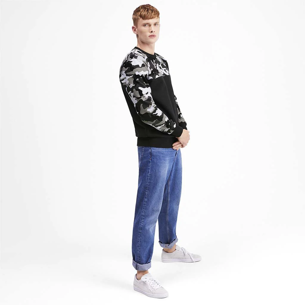 Chandail col rond molletonné Puma Classic Crew Placement pour homme - Image 5