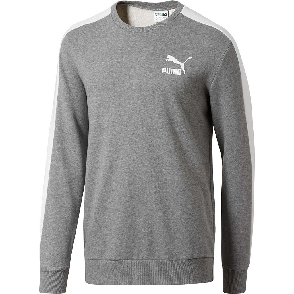 Chandail en molleton Puma Classic T7 Logo Crew pour homme - Image 3