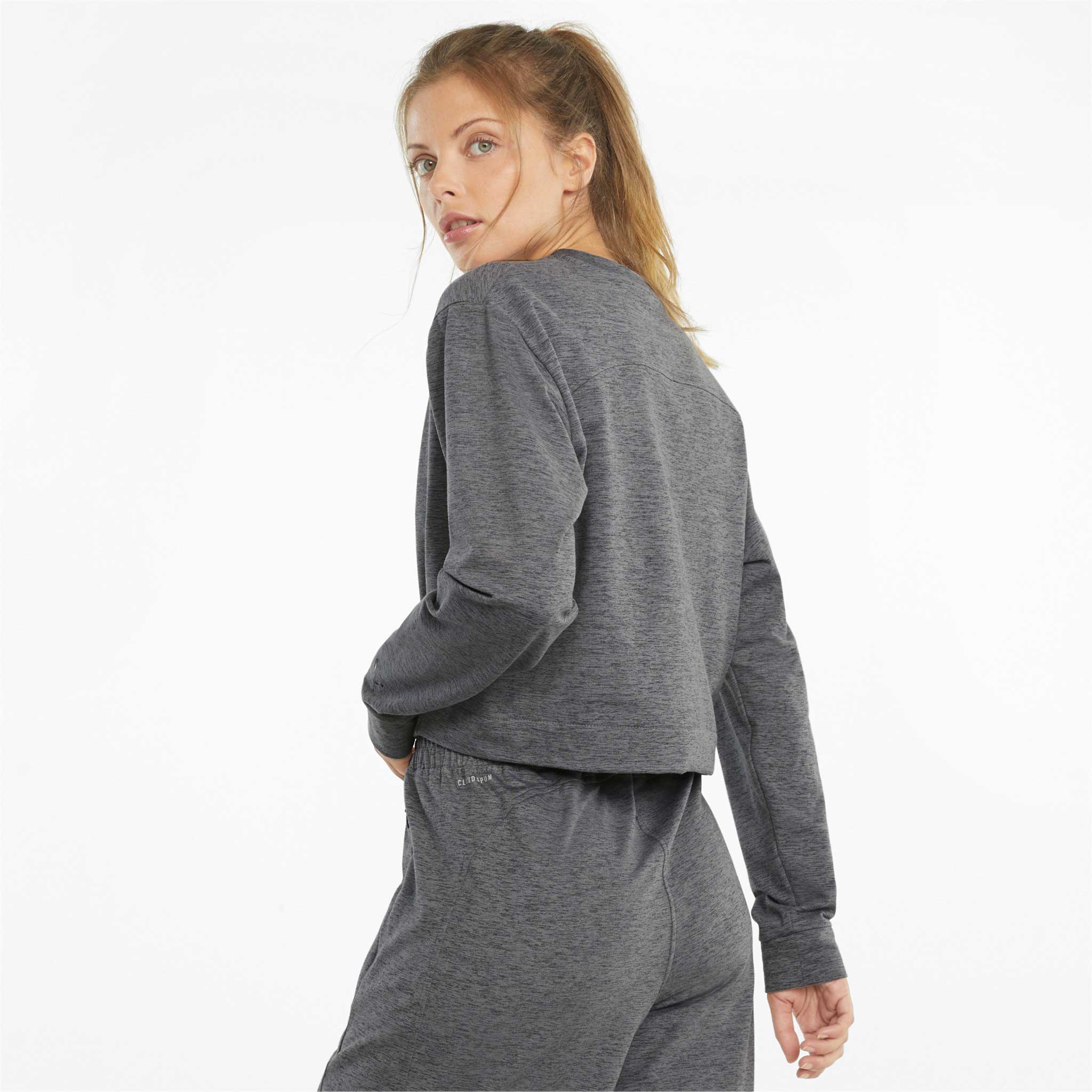Chandail sweatshirt Puma Cloudspun training crew neck pour femme - Image 2