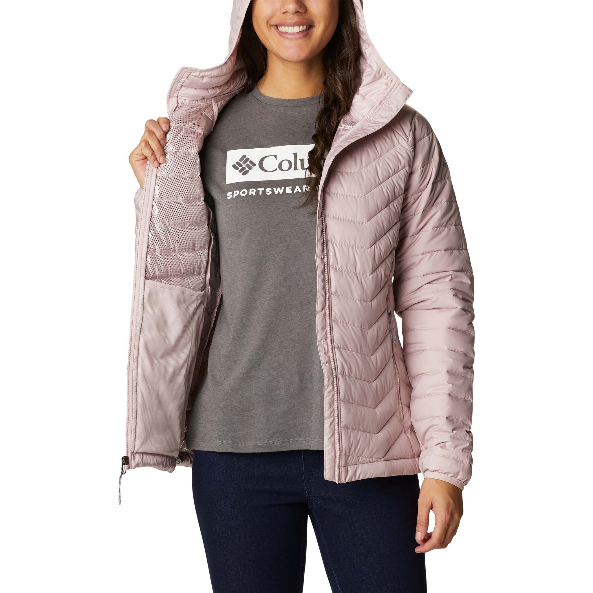 Columbia Powder Lite manteau doudoune sport à capuche pour femme - Image 3