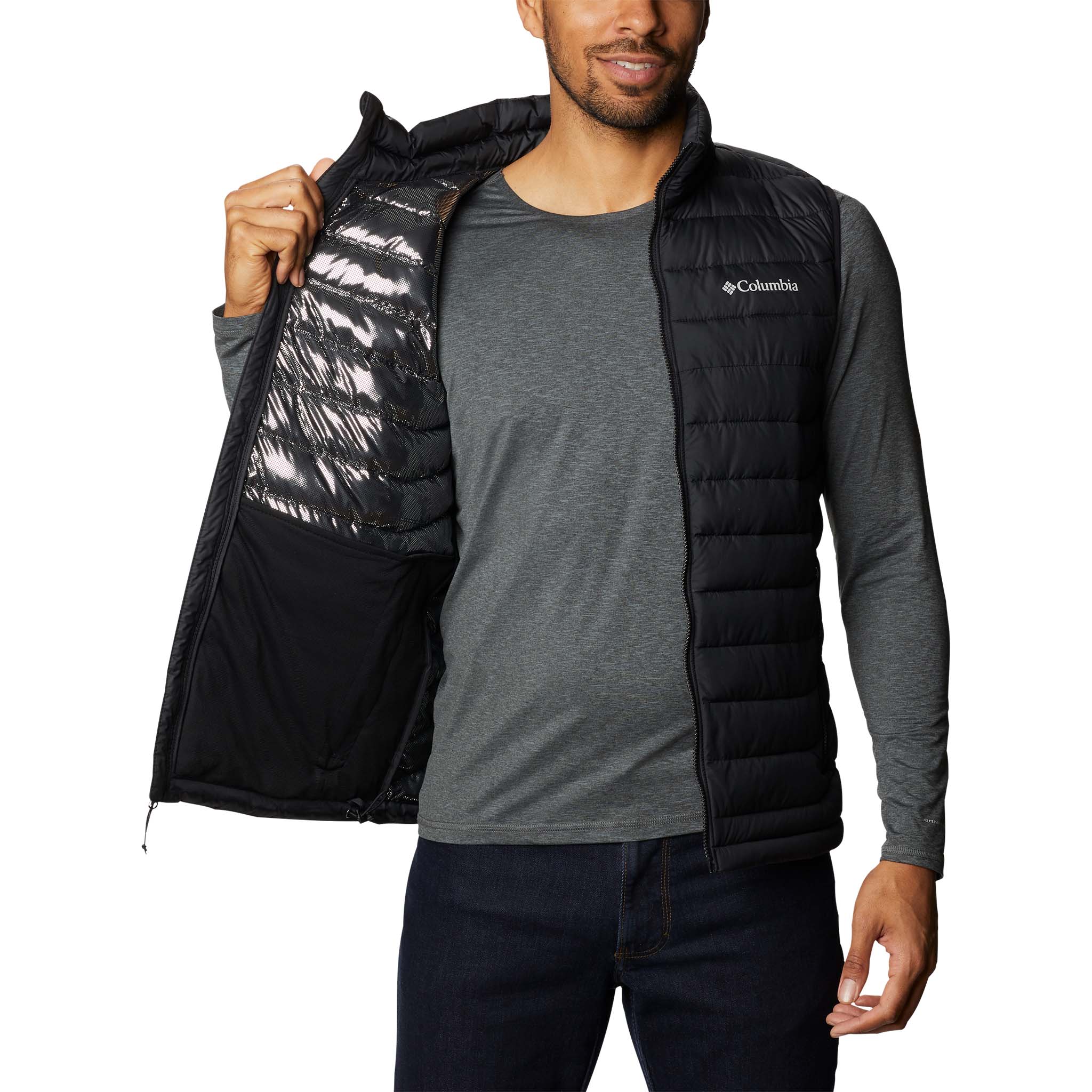 Columbia Powder Lite veste sans manches doudoune sport pour homme - Image 3
