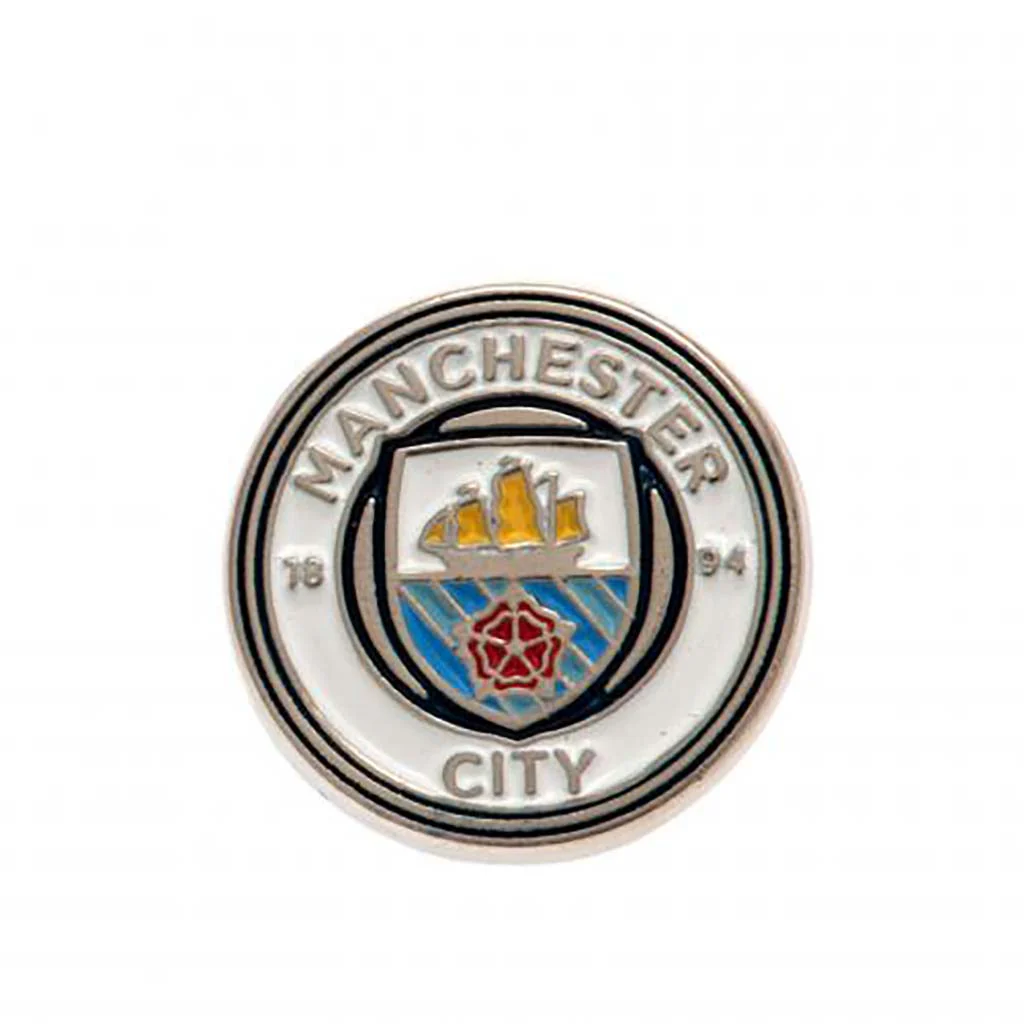 Epinglette au logo du Manchester City FC