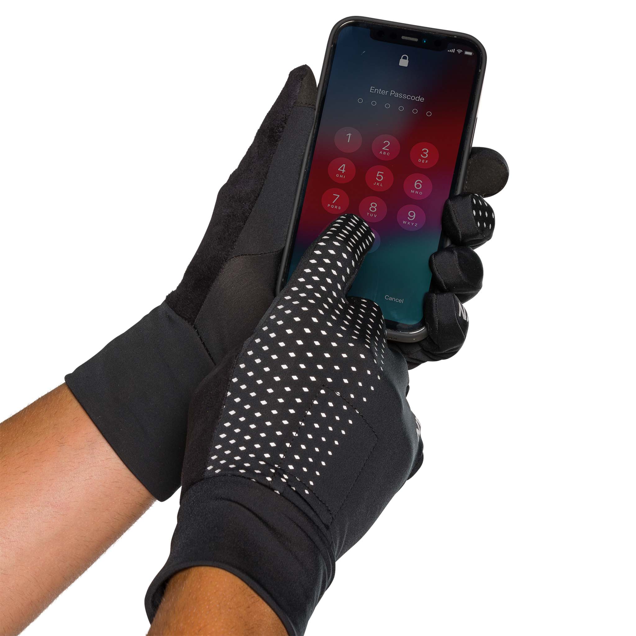 Gants de course à pied unisexe Nathan HyperNight Reflective - Image 5