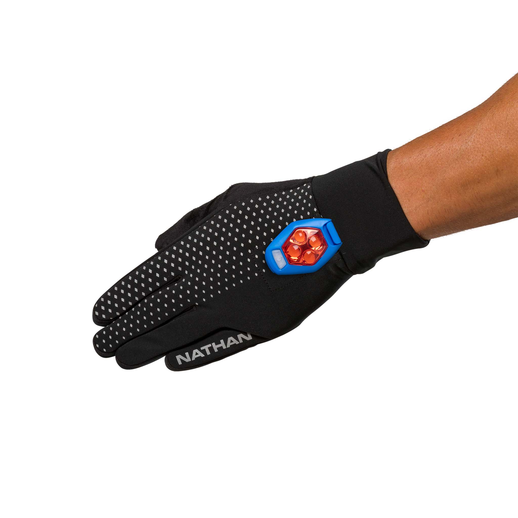 Gants de course à pied unisexe Nathan HyperNight Reflective - Image 6