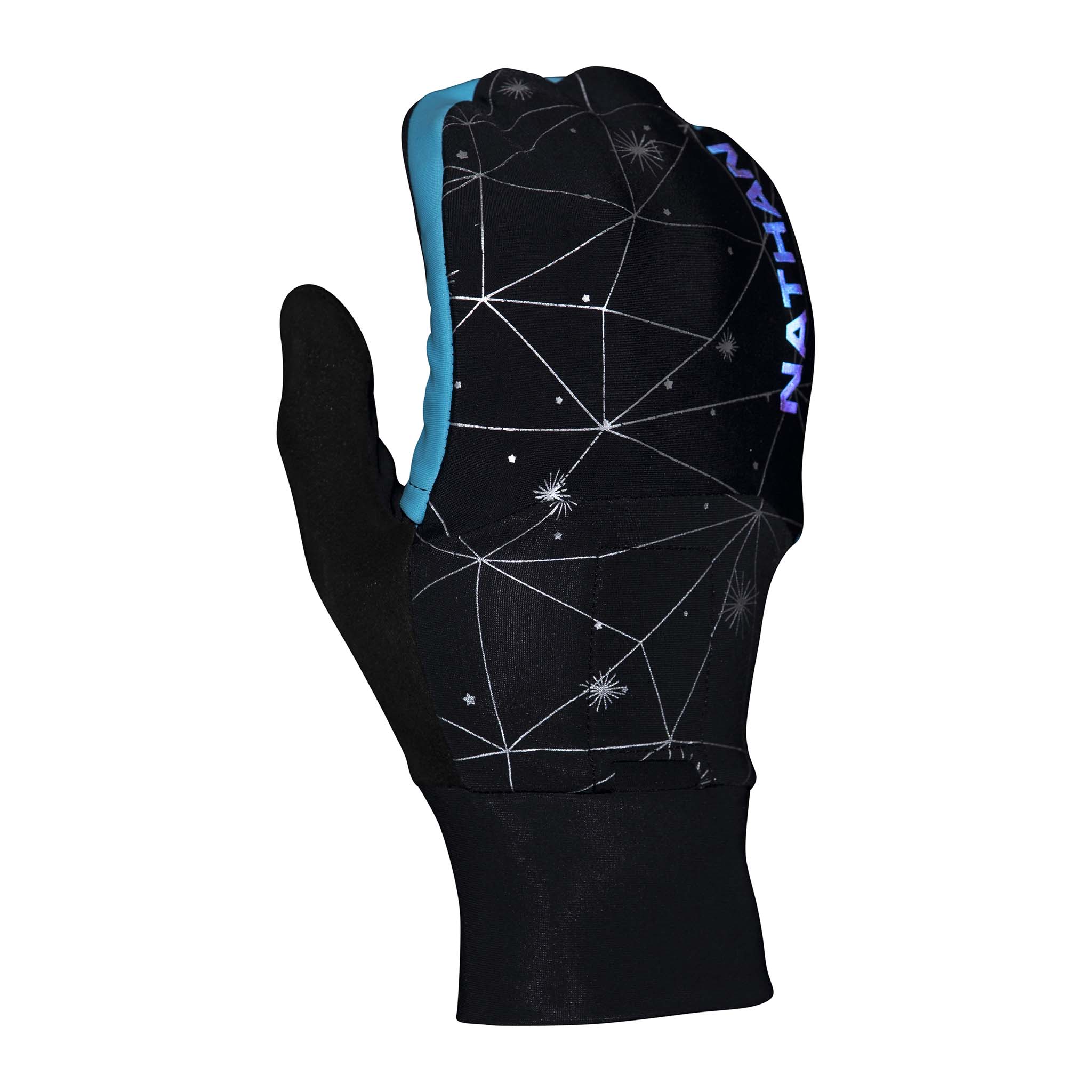 Gants-Mitaines de course à pied femme Nathan HyperNight Reflective
