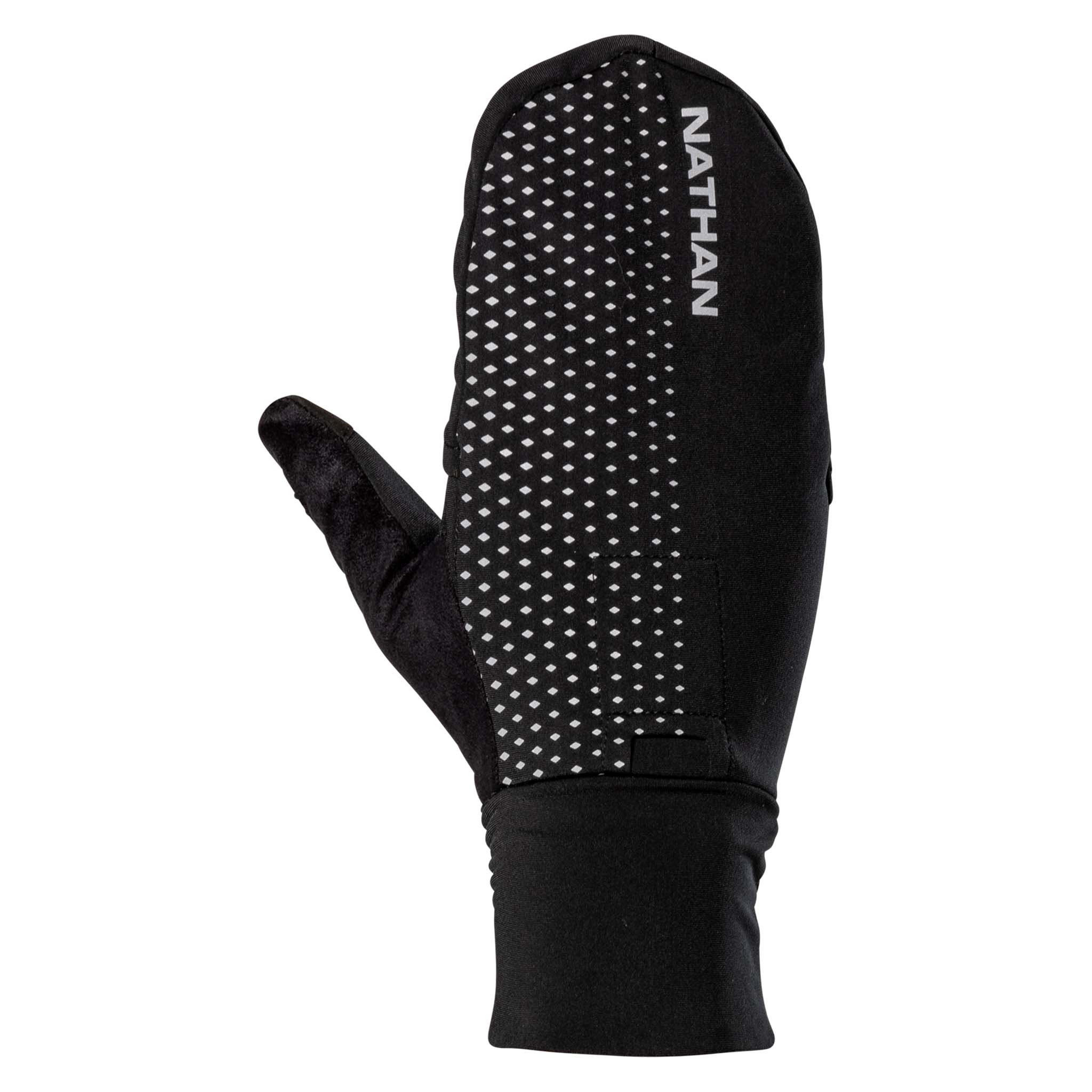 Gants-Mitaines de course à pied unisexes Nathan HyperNight Reflective - Image 3