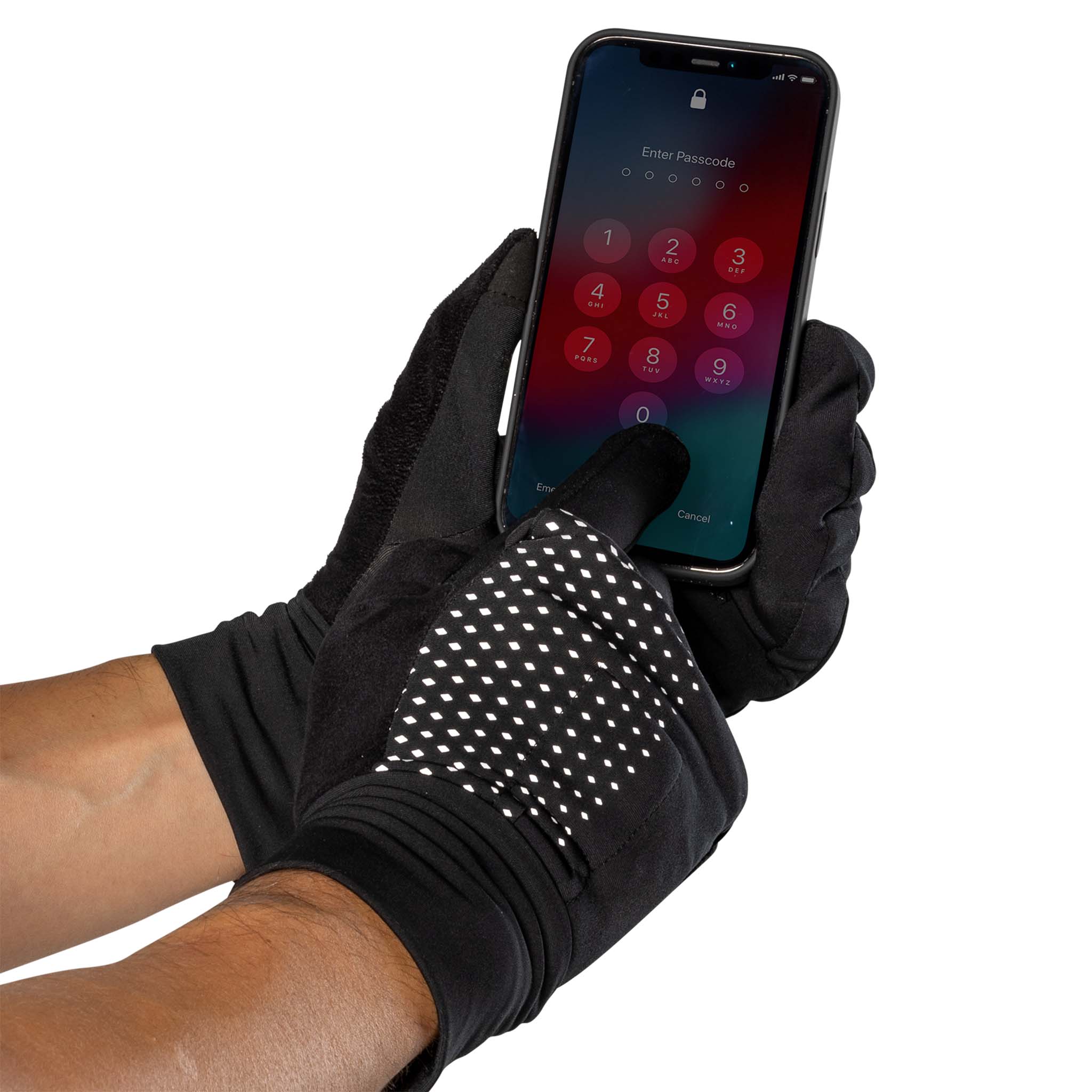 Gants-Mitaines de course à pied unisexes Nathan HyperNight Reflective - Image 6