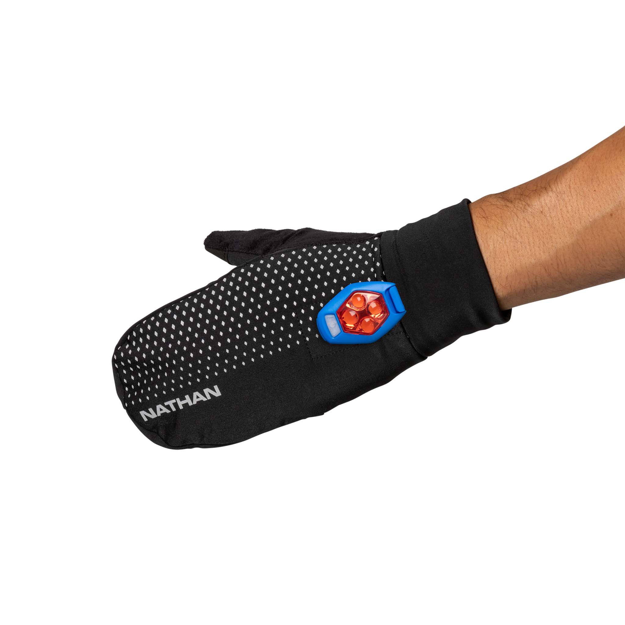 Gants-Mitaines de course à pied unisexes Nathan HyperNight Reflective - Image 7