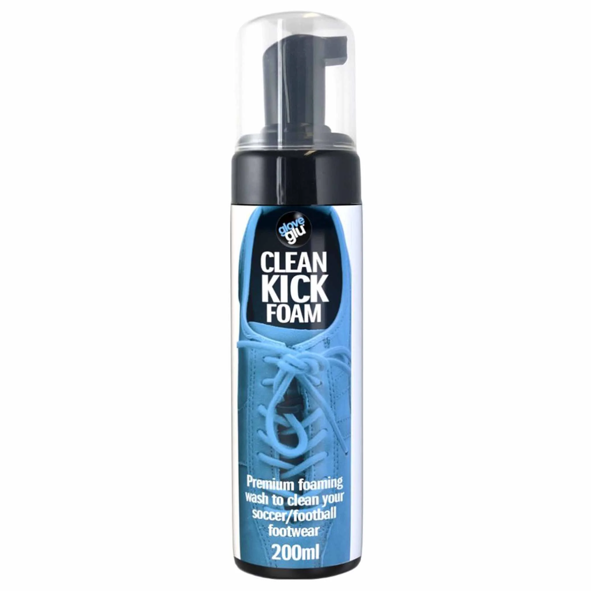 GloveGlu Clean Kick Foam nettoyant pour chaussures et équipement de soccer