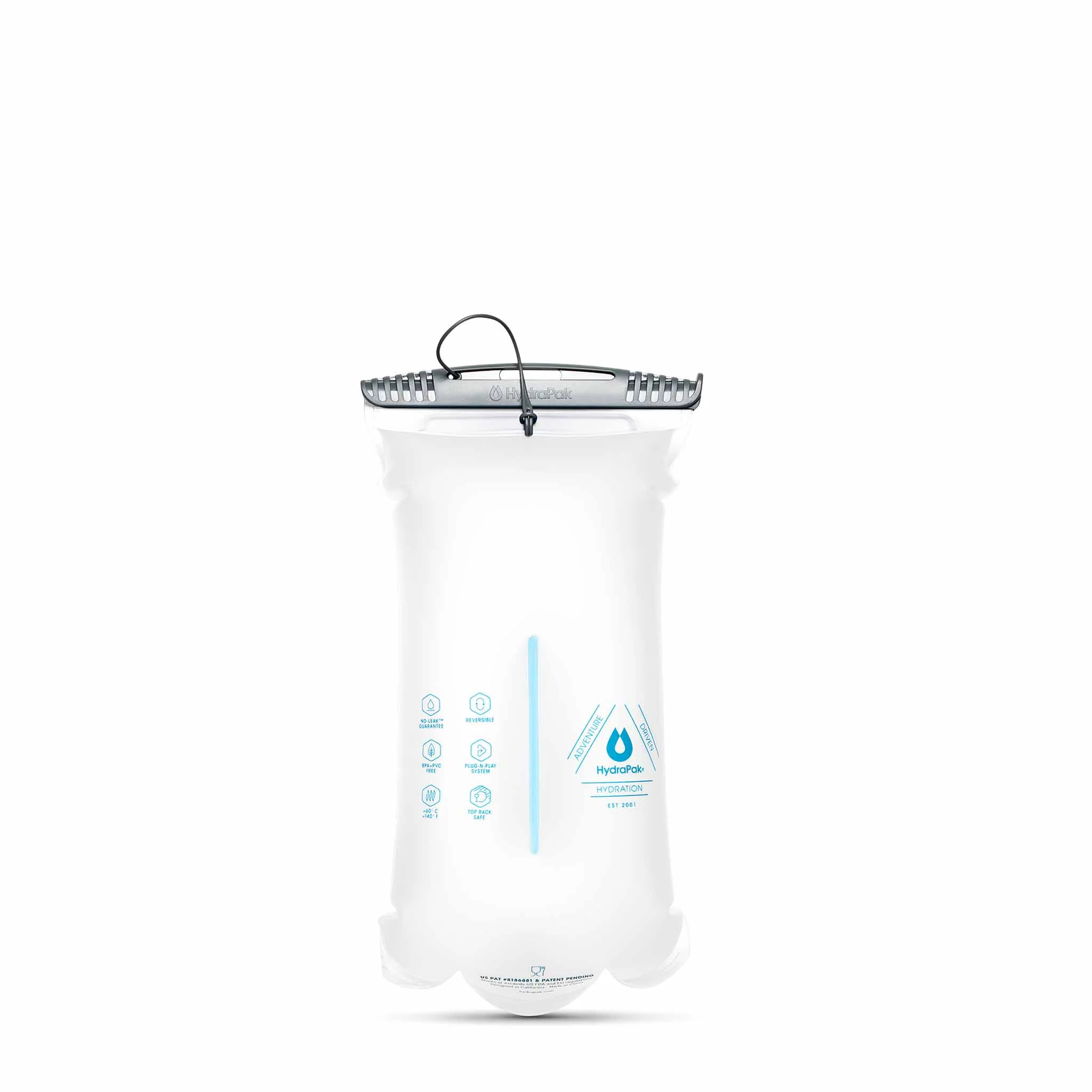 Hydrapak réservoir à eau Shape-Shift 2 L pour veste d'hydratation de course à pied - Image 2