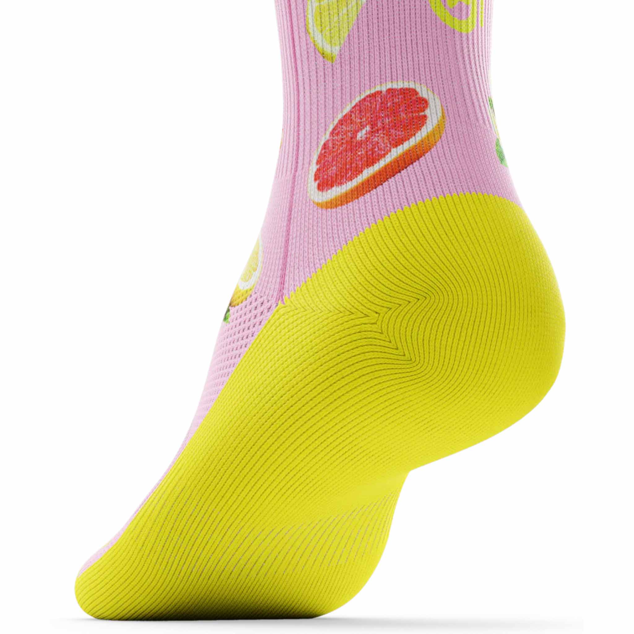 Krono chaussettes Outway unisexes de course limonade rose - Image 3