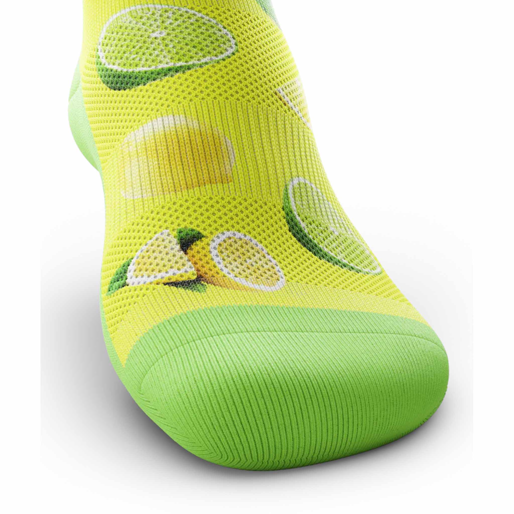 Krono chaussettes Outway unisexes de course Citron-Lime - Image 3