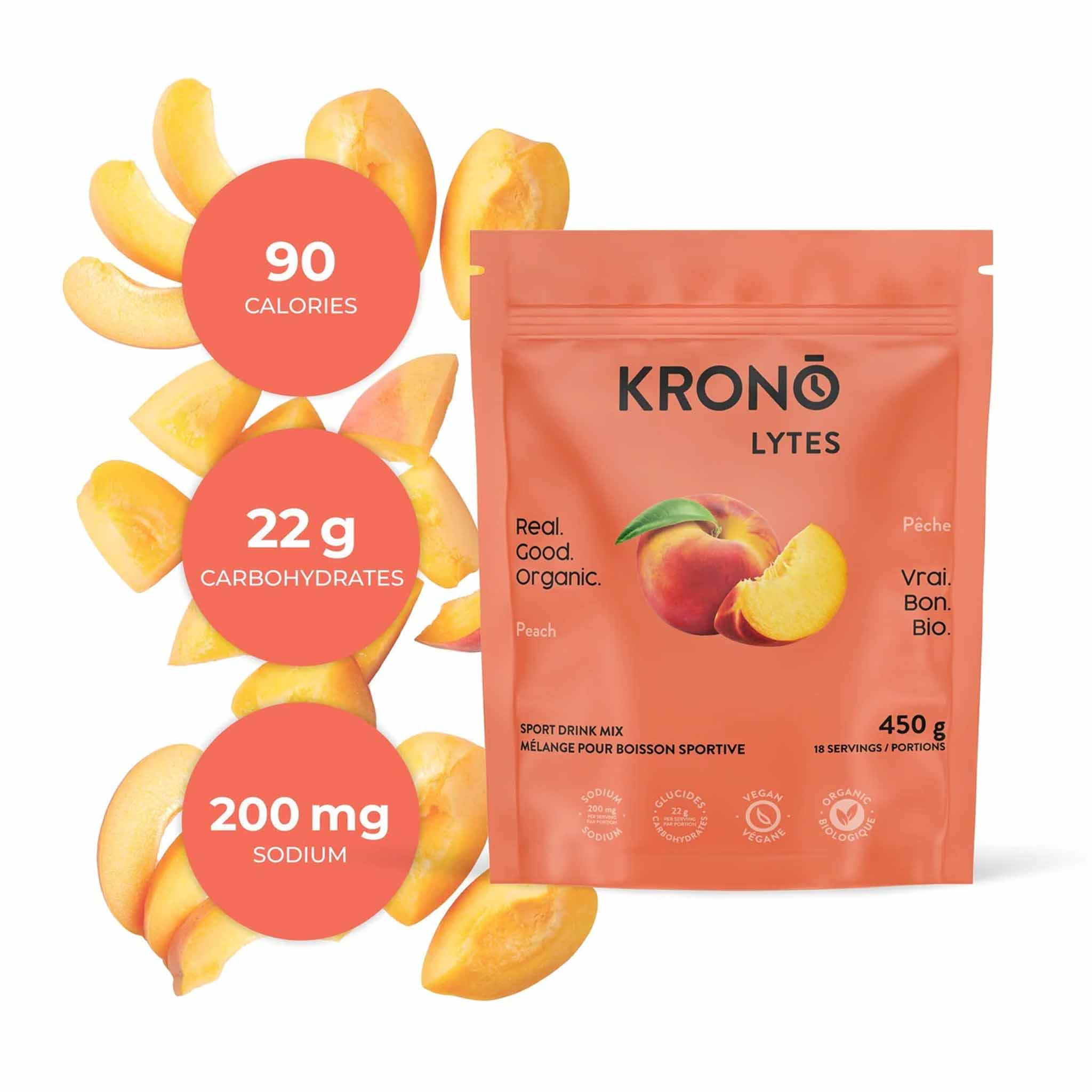 Krono Nutrition Electrolytes pêche - Image 2