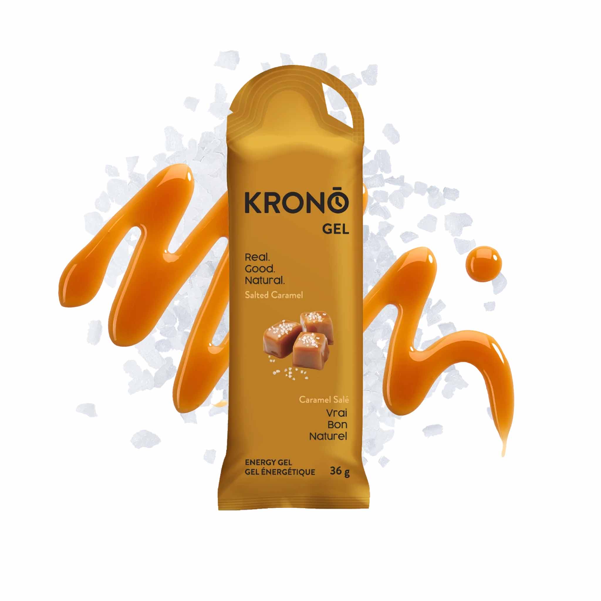 Krono Nutrition gel énergétique caramel salé