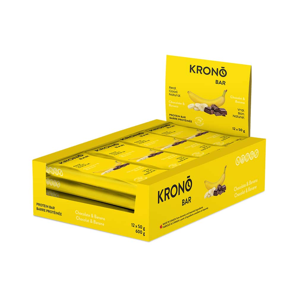Krono Nutrition Barres Protéinée Chocolat-Banane