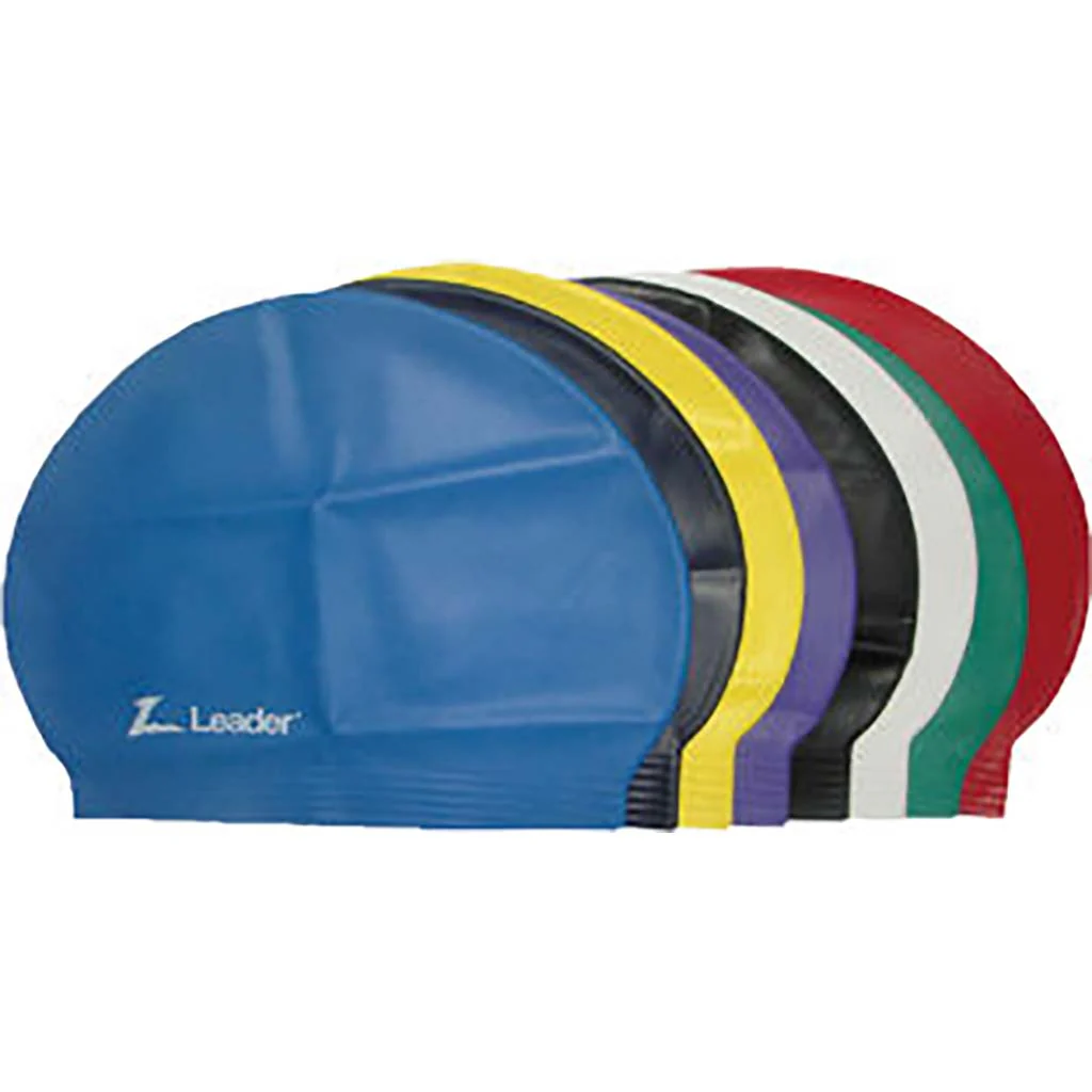 Leader Cap casques de bain de natation en latex