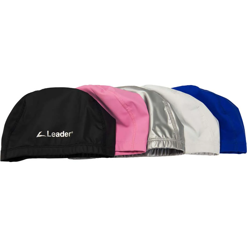 Leader Platinum Ultra bonnets de bain de natation en silicone