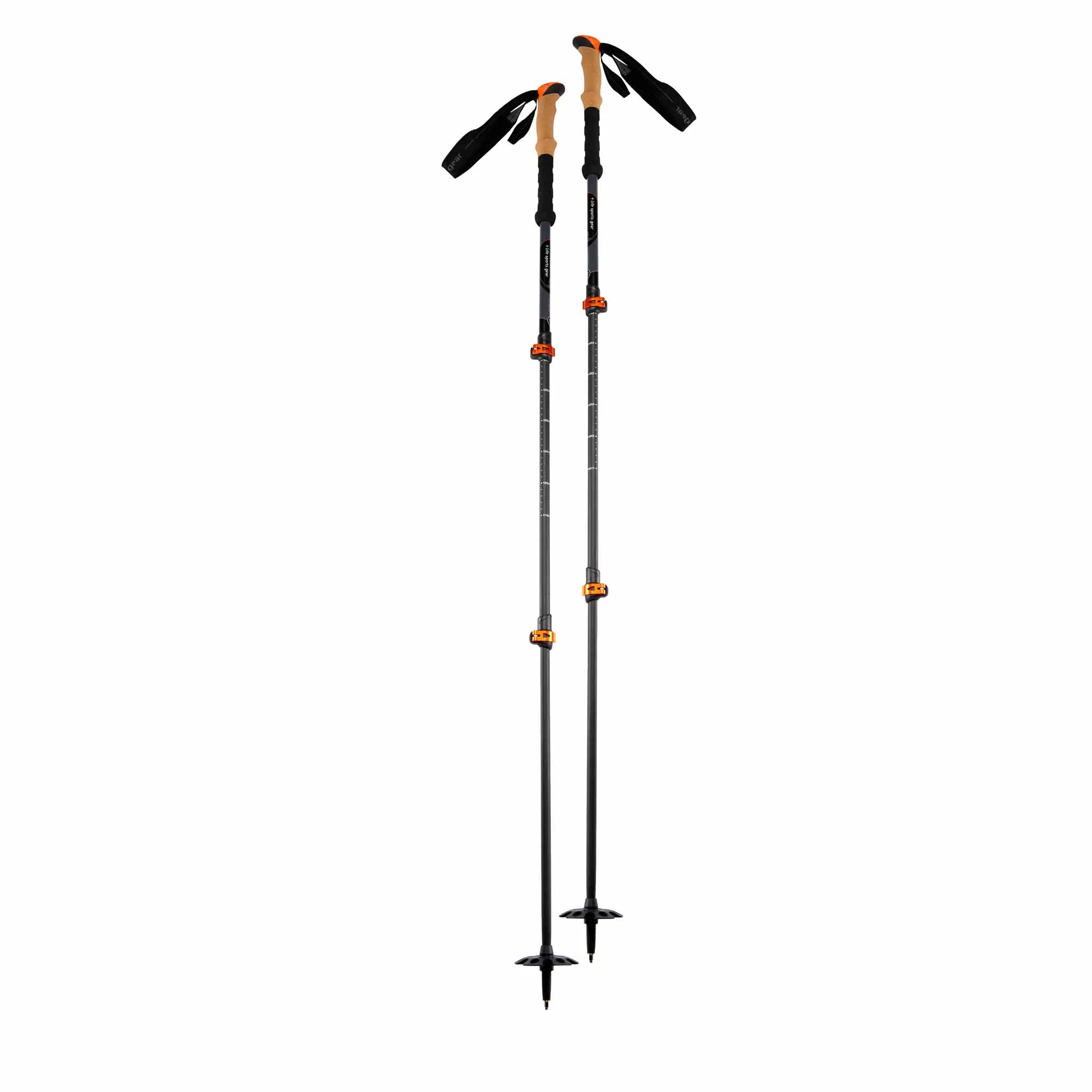 Life Sports Gear Sky Trail bâtons de randonnée ajustables en carbone