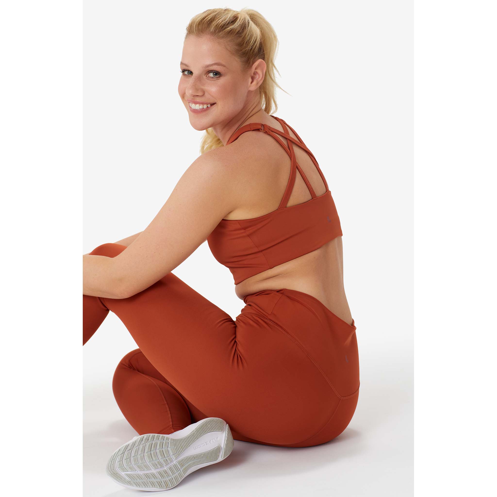 Lole Burst Up Bra soutien-gorge top de sport terracotta - Image 8