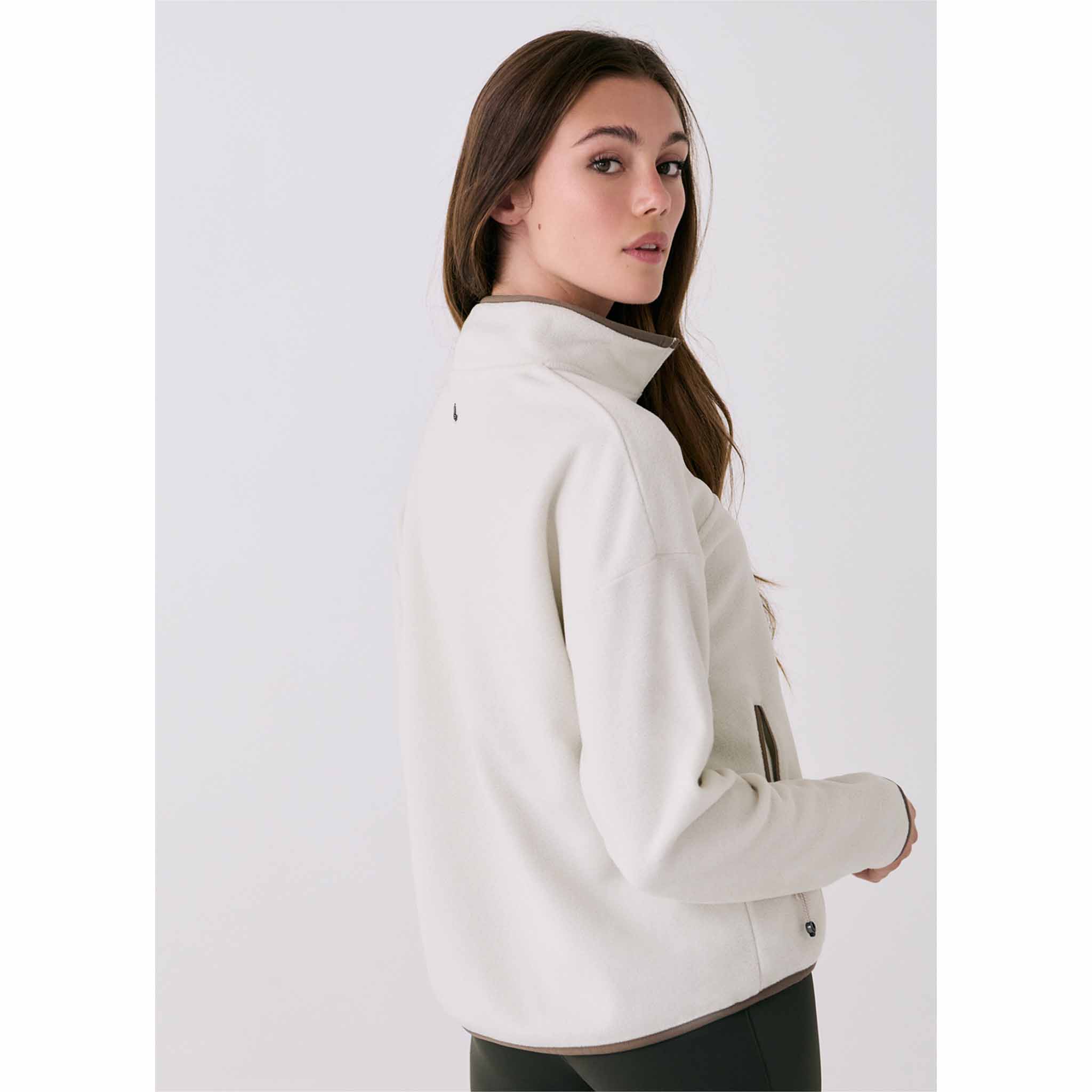 Lolë Camp Half Zip haut en laine polaire pour femme - Image 3