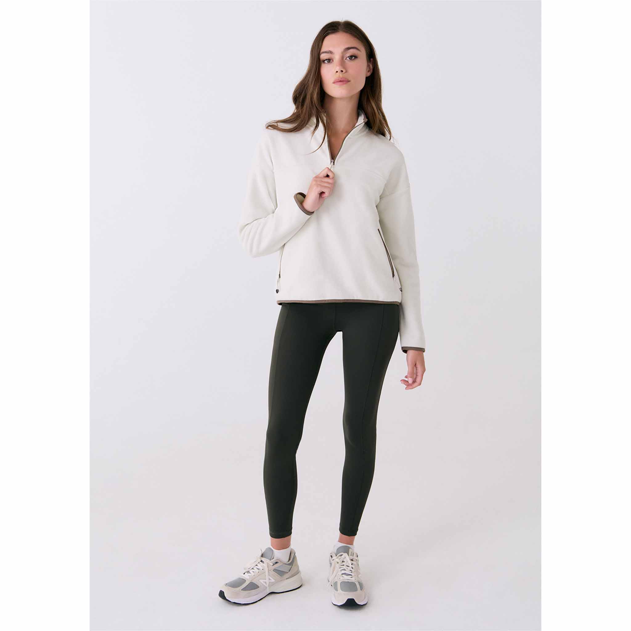 Lolë Camp Half Zip haut en laine polaire pour femme - Image 4