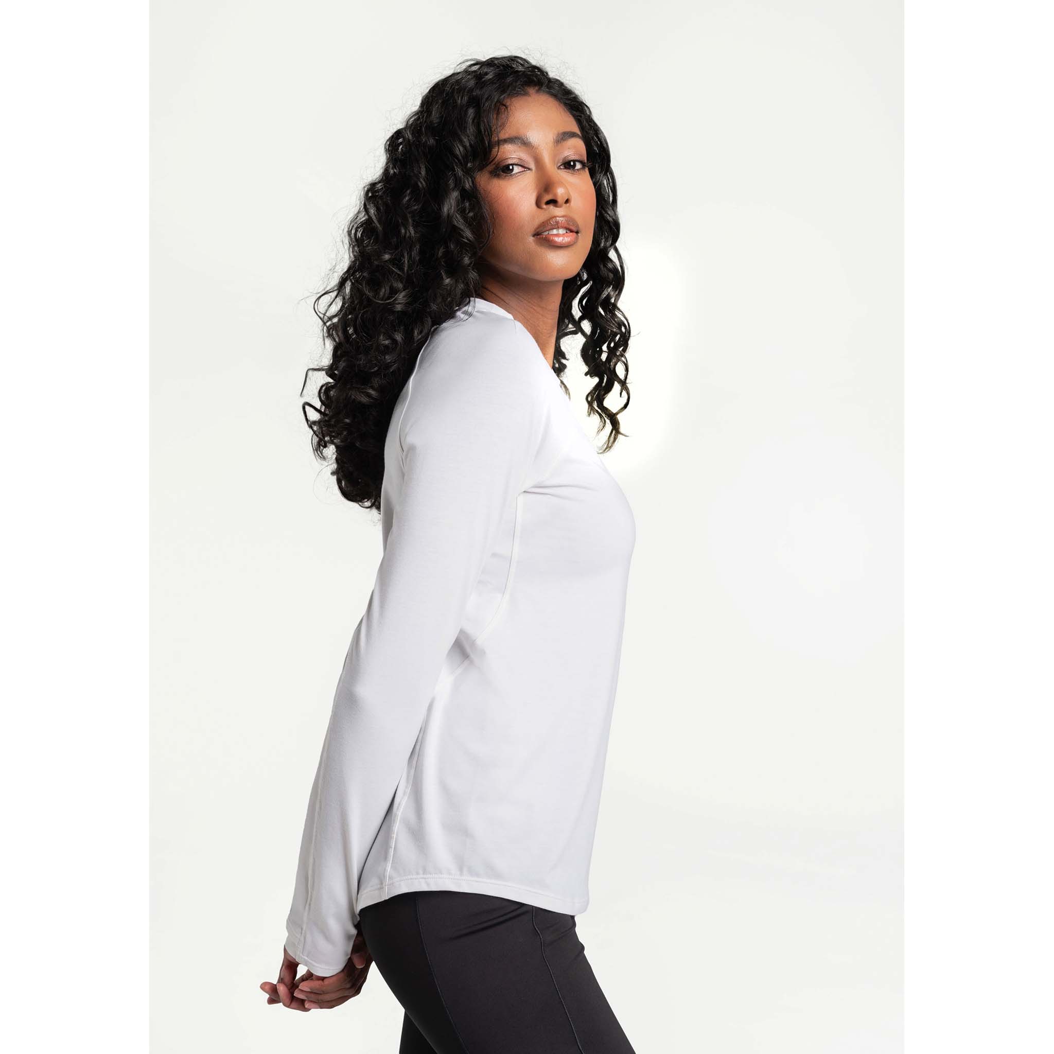 Lole chandail sport à manches longues Performance Wool pour femme - Image 7