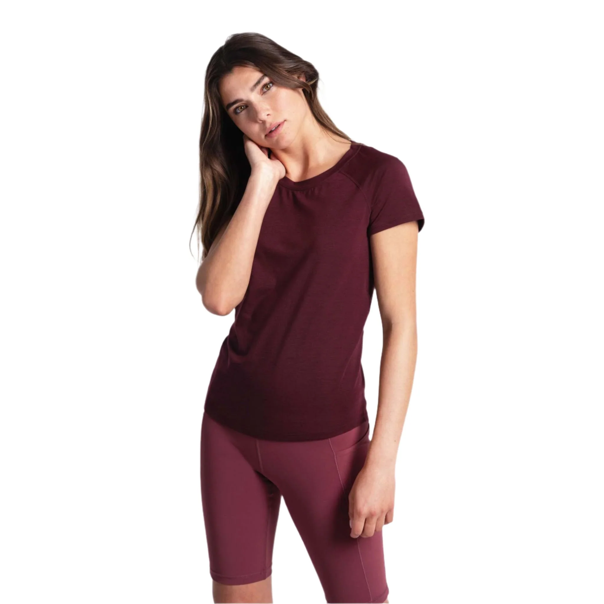 Lole Performance Wool T-shirt sport à manches courtes pour femme