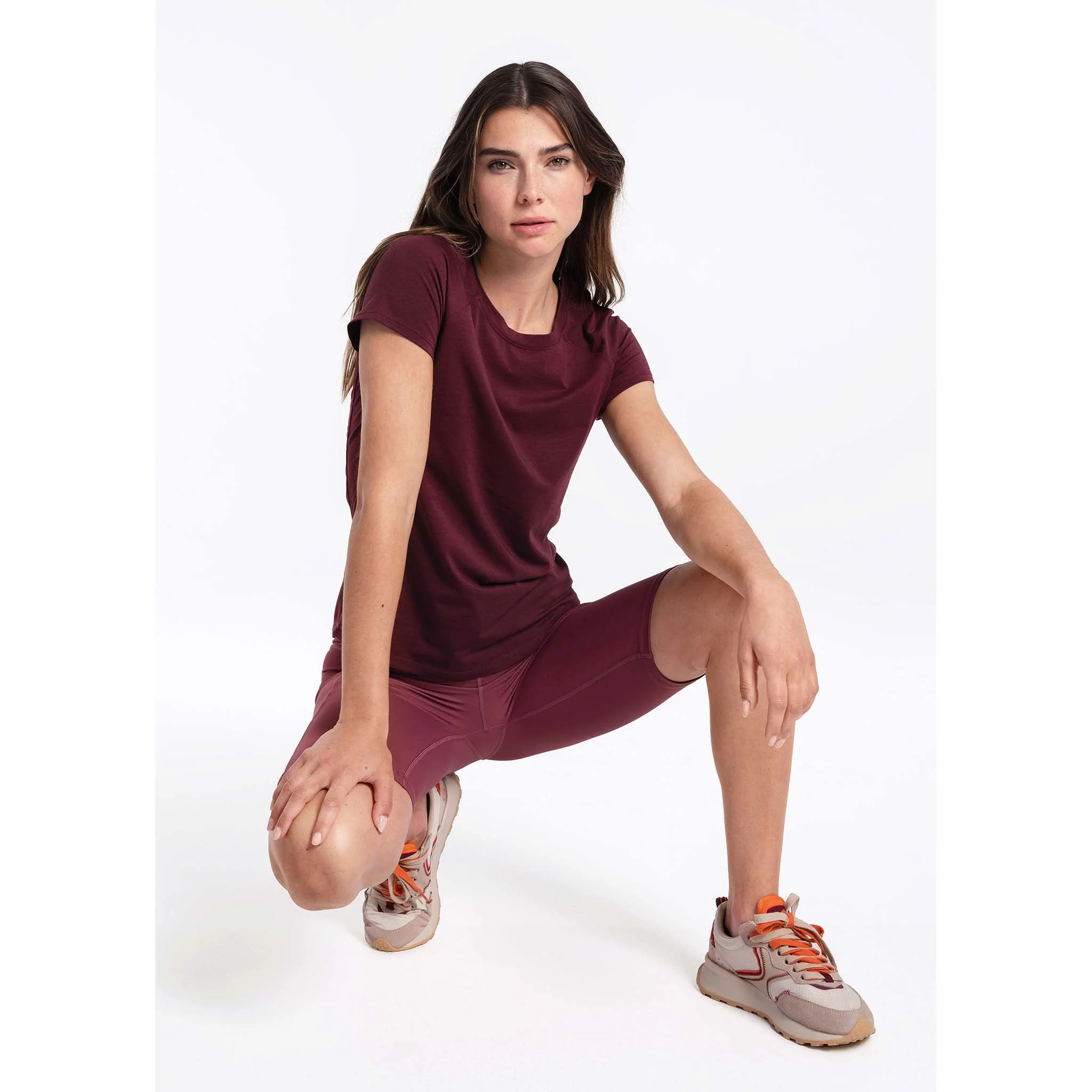 Lole Performance Wool T-shirt sport à manches courtes pour femme - Image 5