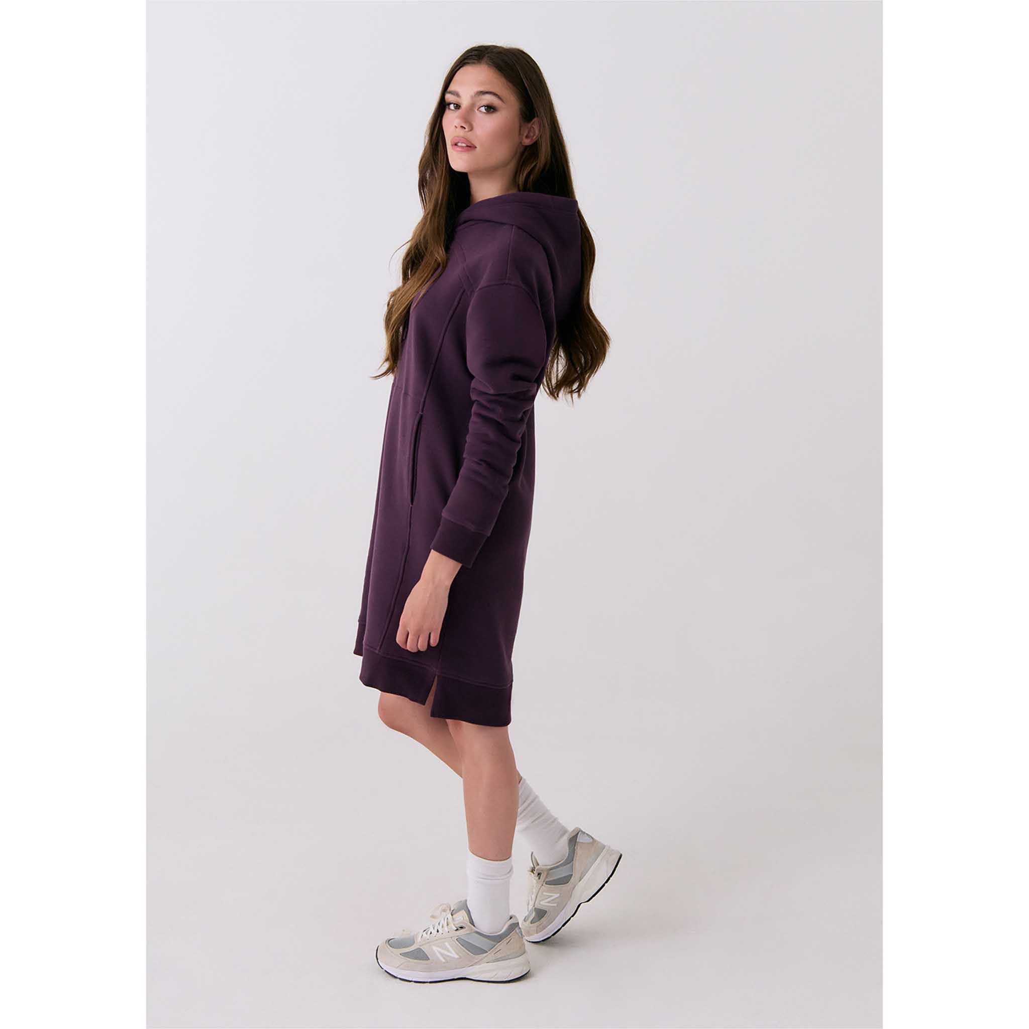 Lolë robe à capuchon en molleton Icon pour femme - Image 7