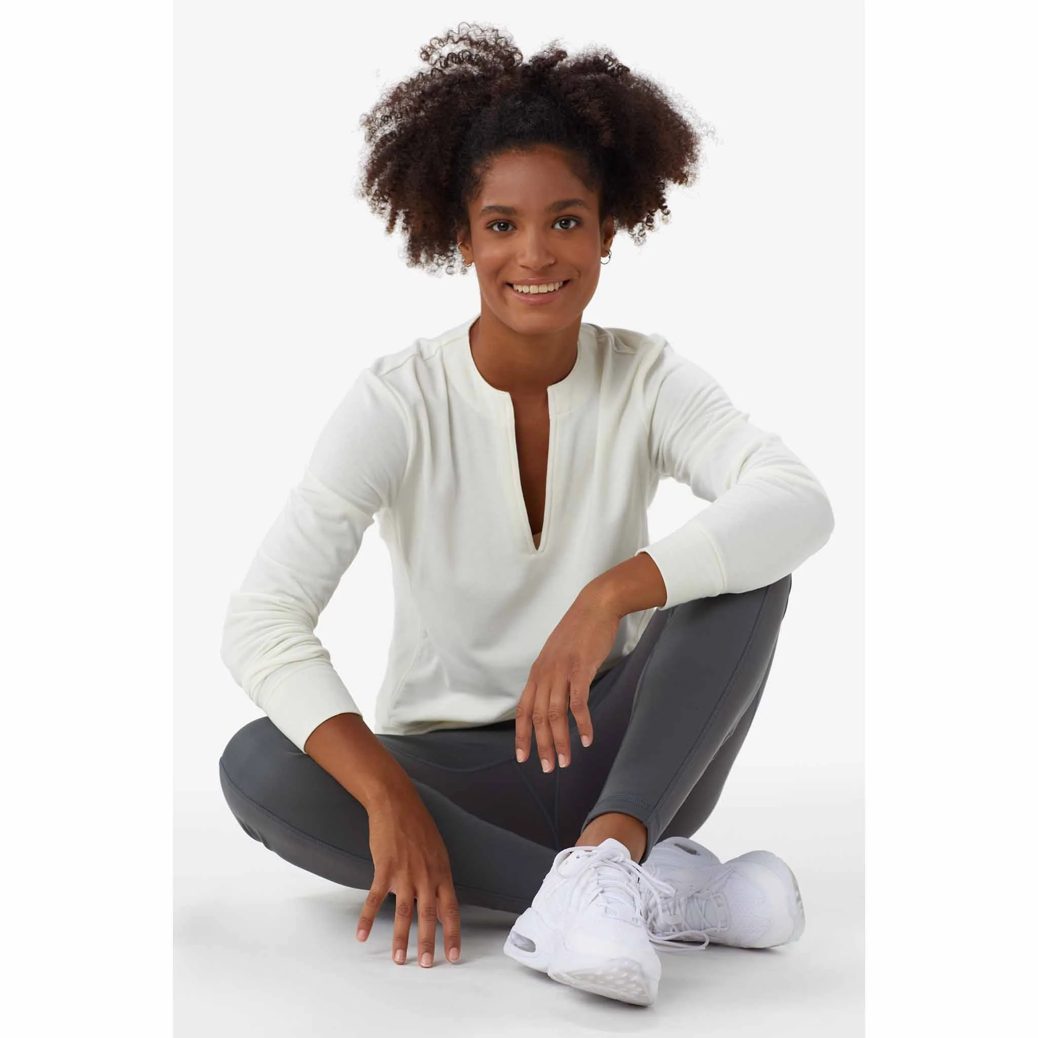 Lolë sweatshirt Dionne chandail col en V pour femme - Image 5