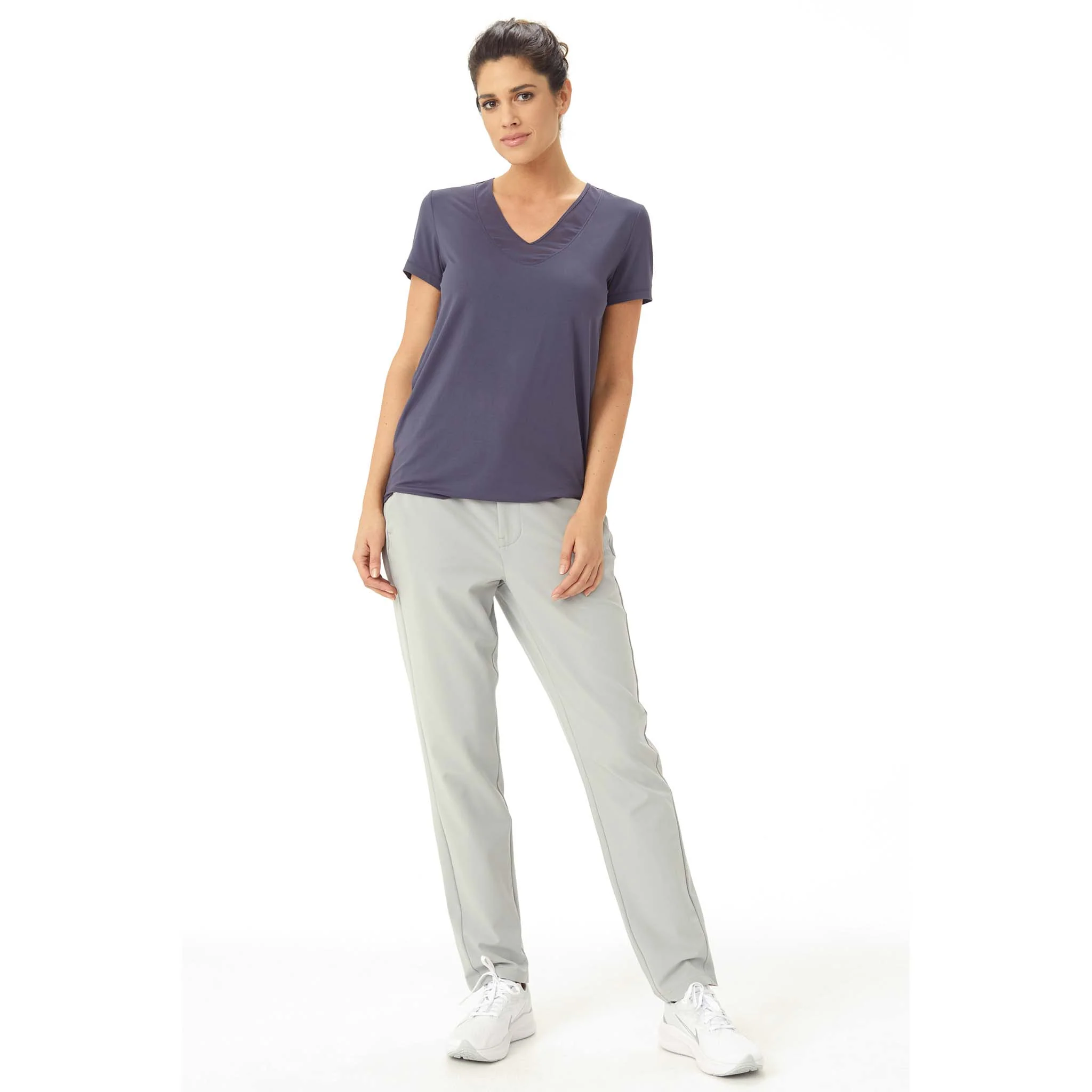 Lole t-shirt Fancy a col en V pour femme manches courtes - Image 4