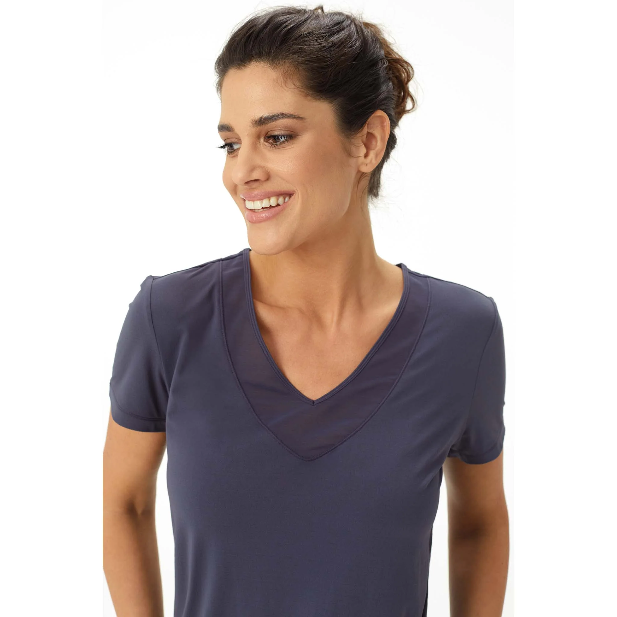 Lole t-shirt Fancy a col en V pour femme manches courtes - Image 5