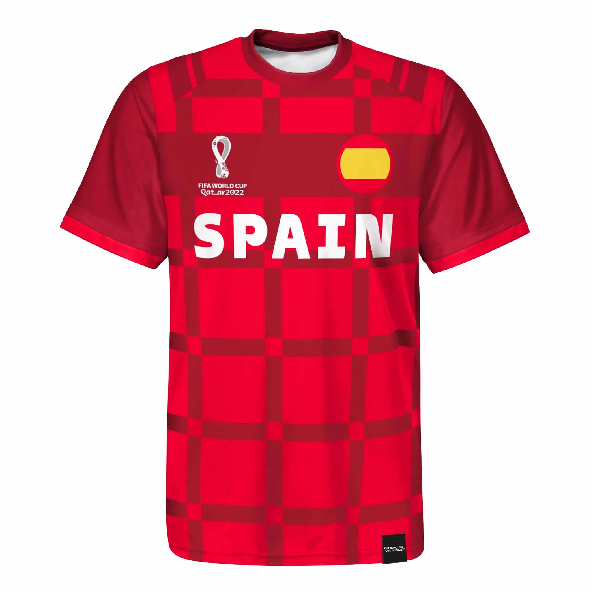 Maillot de soccer Classic 1 Jersey Espagne Coupe du Monde 2022