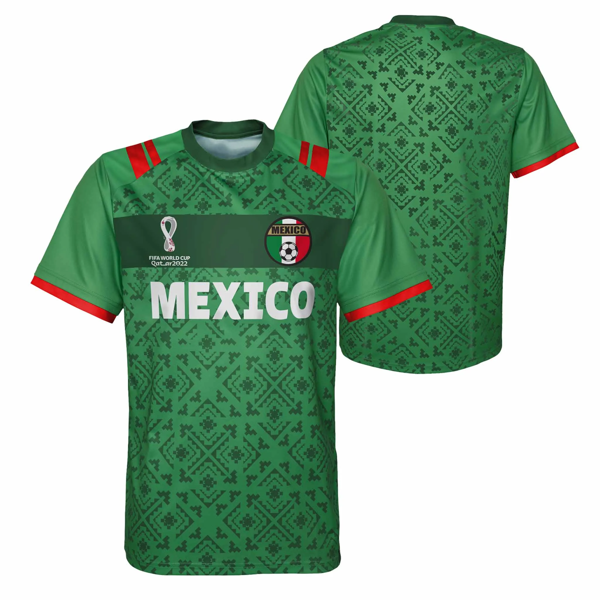 Maillot de soccer Classic 1 Jersey Mexique Coupe du Monde 2022 - Image 2