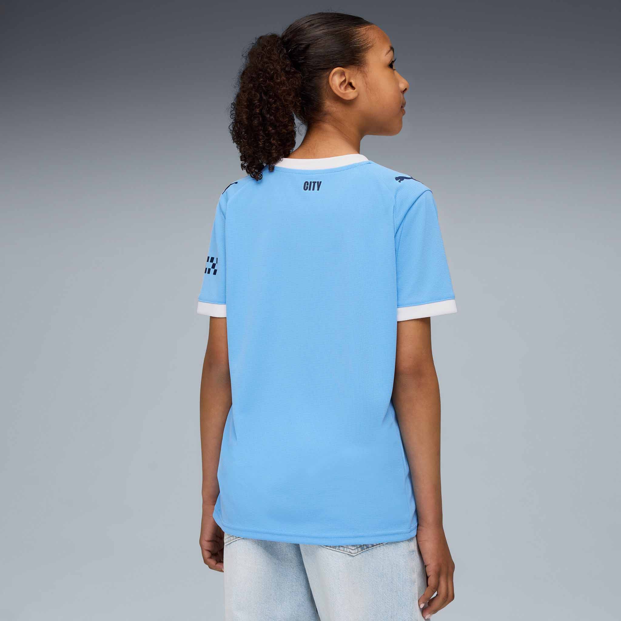 Manchester City FC 2025/26 maillot domicile replica officiel Puma pour enfants - Image 6