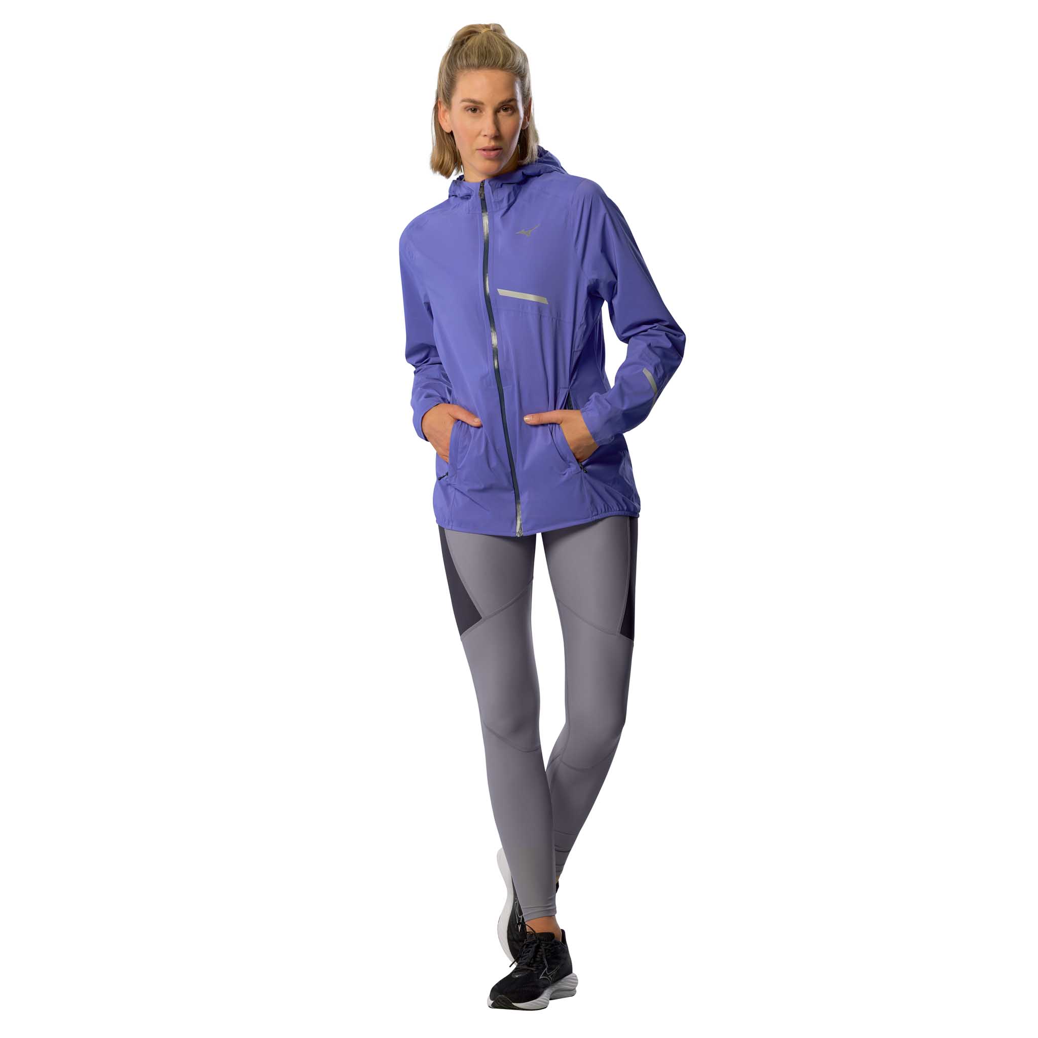 Mizuno 20K ER manteau imperméable de course à pied pour femme - Image 7