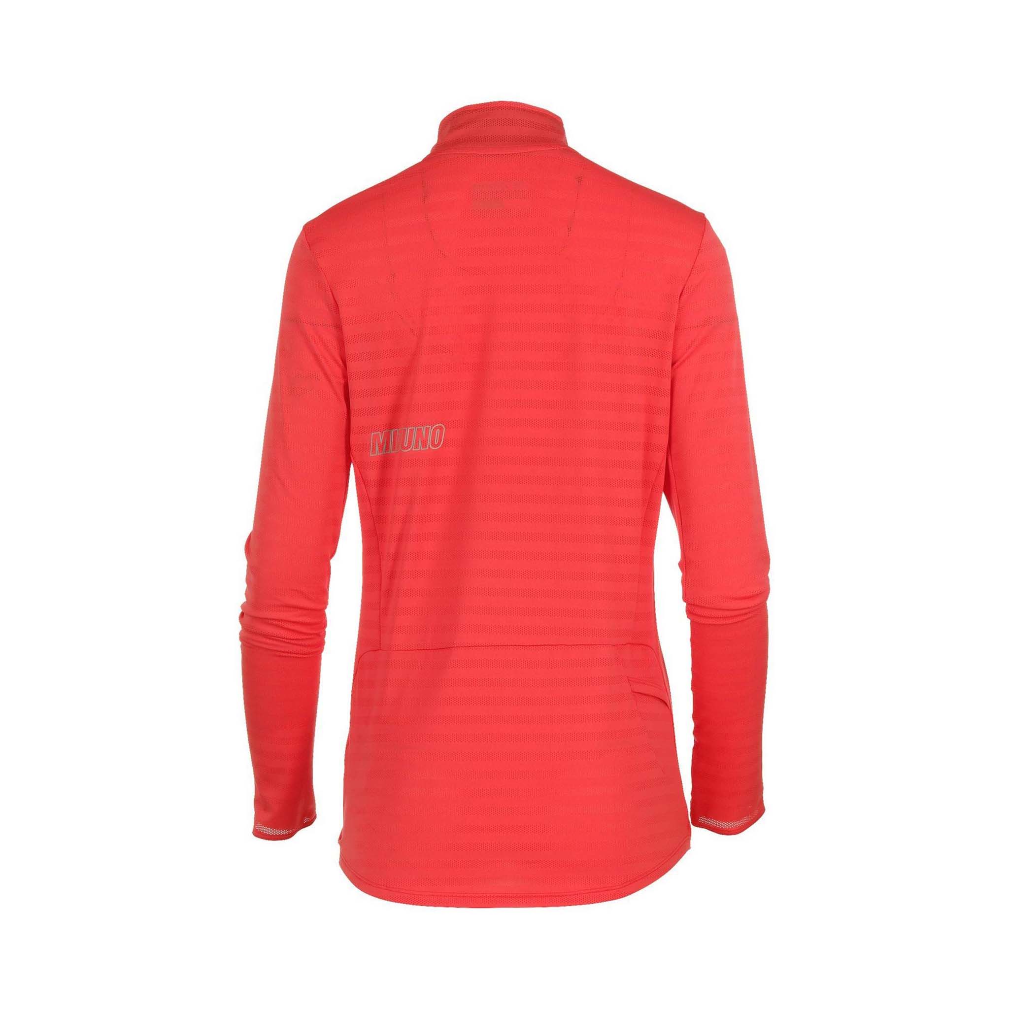 Mizuno Alpha Eco demi-zip manches longues de course à pied femme - Image 2