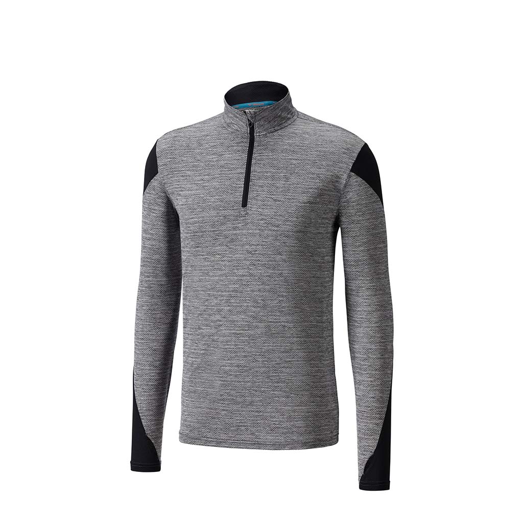 Mizuno Alpha Long Sleeve 2.0 T-shirt demi-zip manches longues de course a pied homme - Image 3
