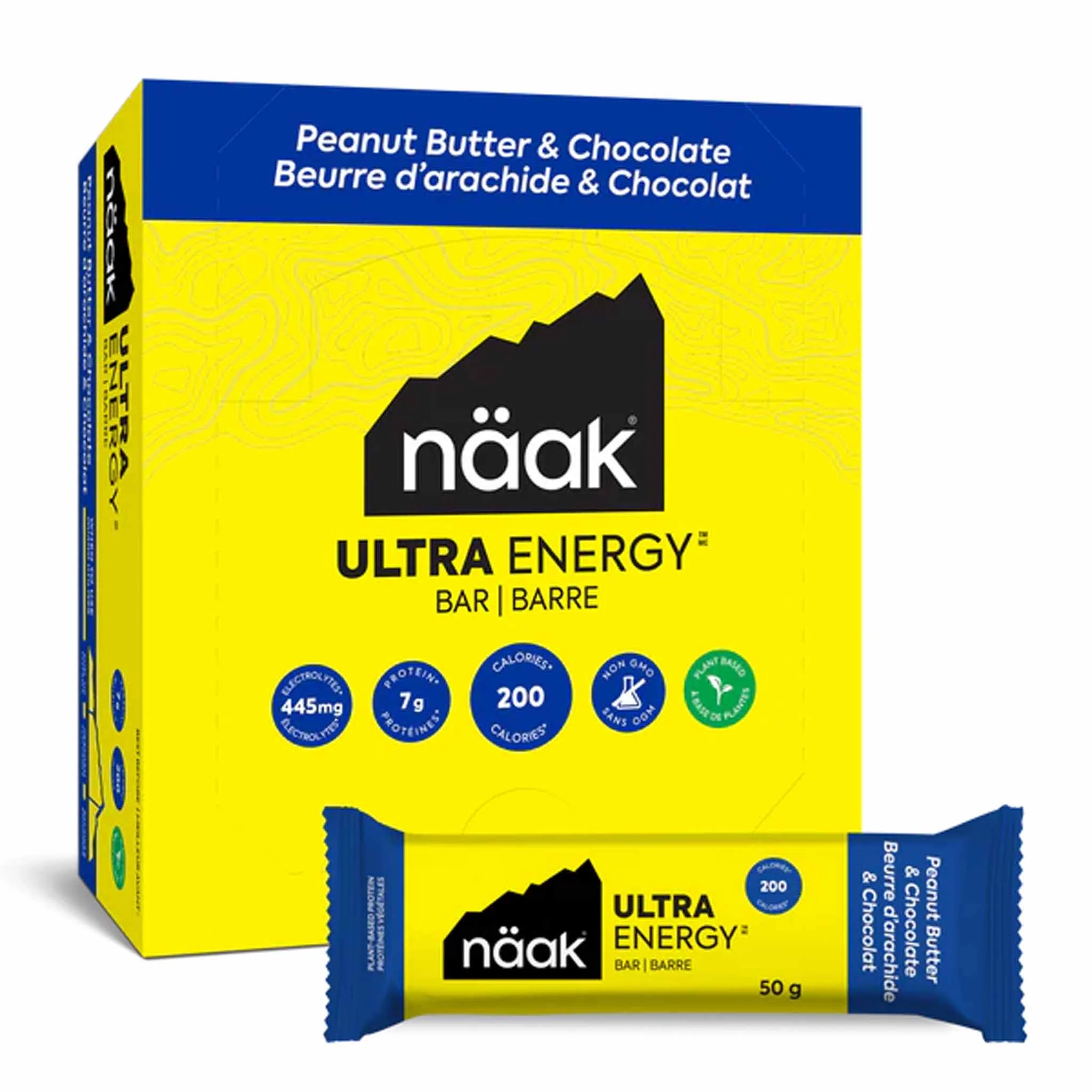 Näak Ultra Energy ™ Barre énergétique beurre d'arachides & chocolat - Image 2