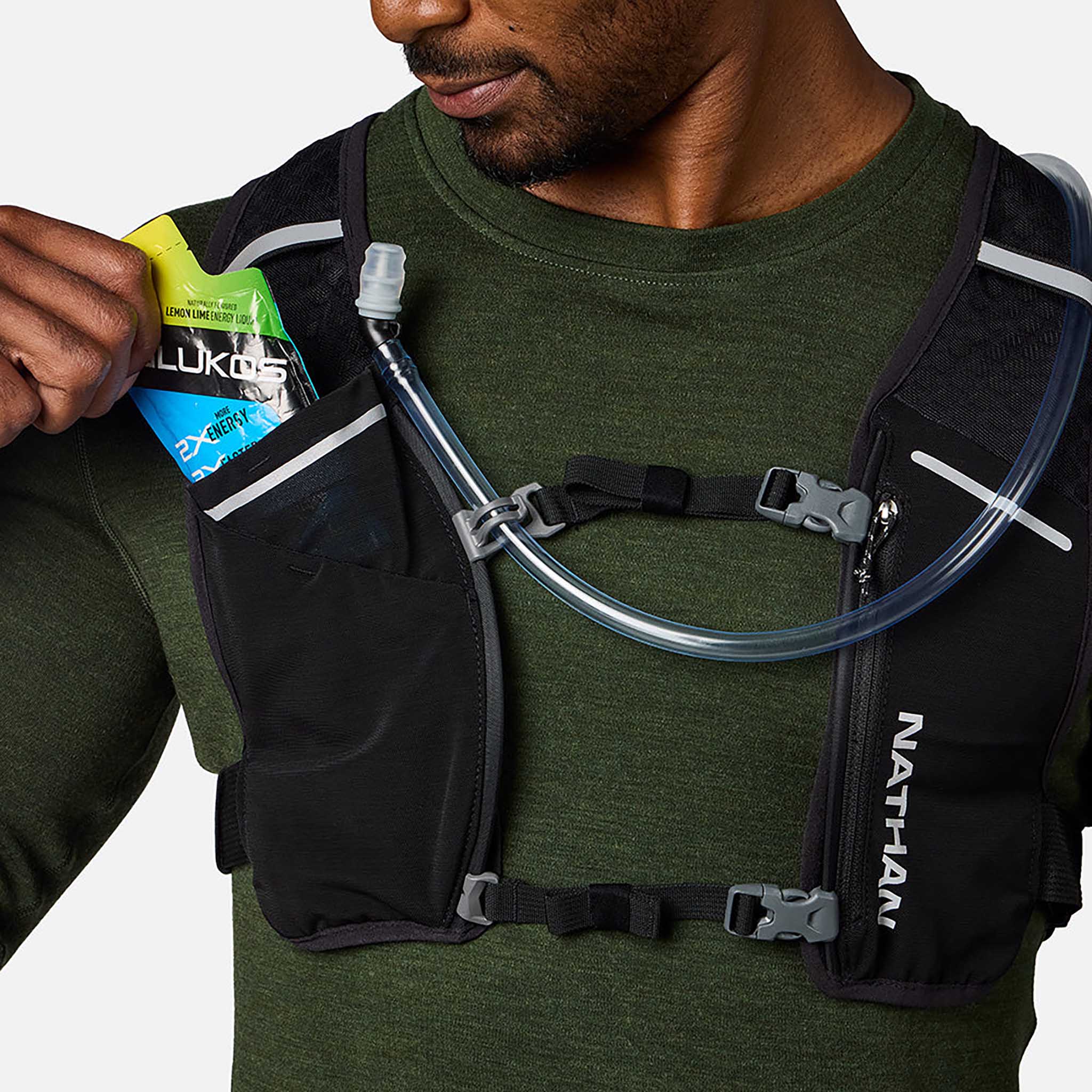 Nathan HyperNight Quick Start 3.0 4L veste d'hydratation de course à pied - Image 8