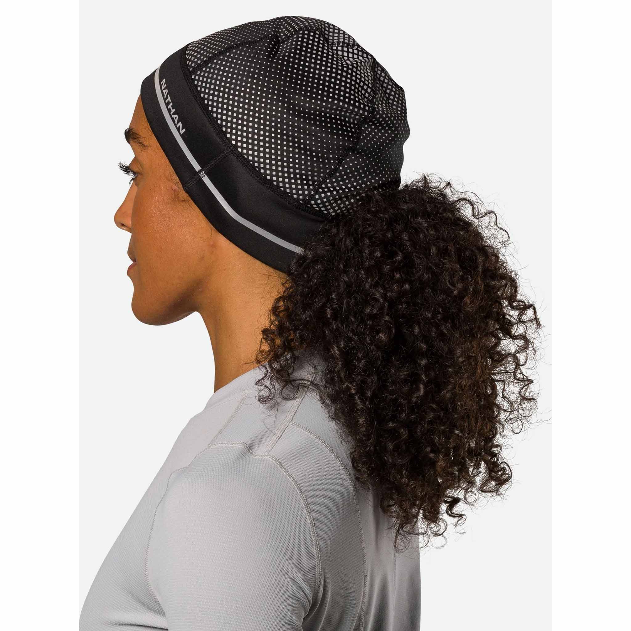 Nathan HyperNight Reflective Pony Tail Beanie tuque de course à pied - Image 10